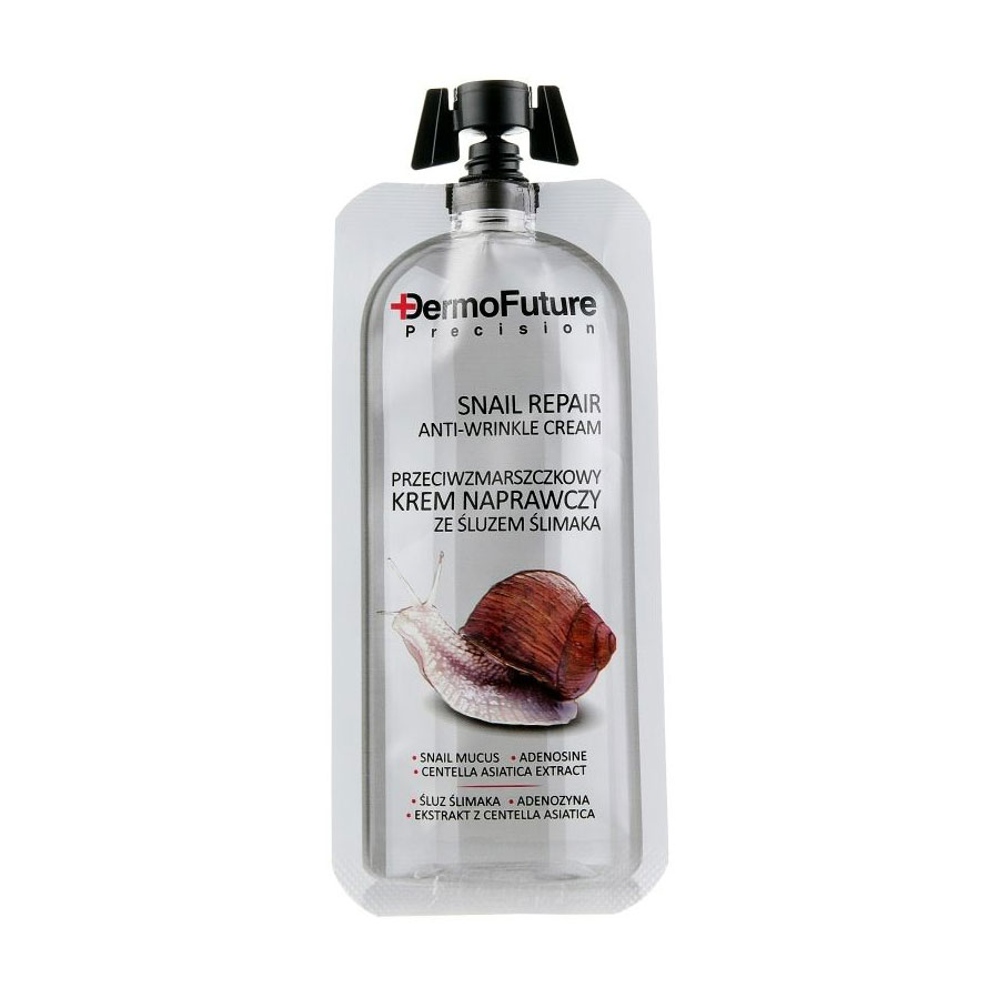 

Відновлювальний крем для обличчя Dermofuture Snail Repair Anti-Wrinkle Cream проти зморщок, з муцином равлика, 12 мл