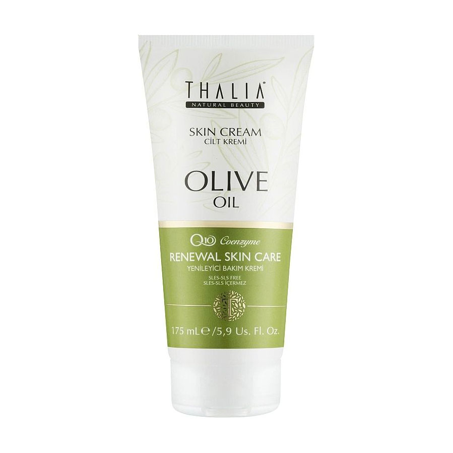 

Крем-ліфтинг для обличчя Thalia Q10 Coenzime Renewal Skin Care Skin Cream Olive Oil з коензимом Q10 та оливковою олією, 175 мл