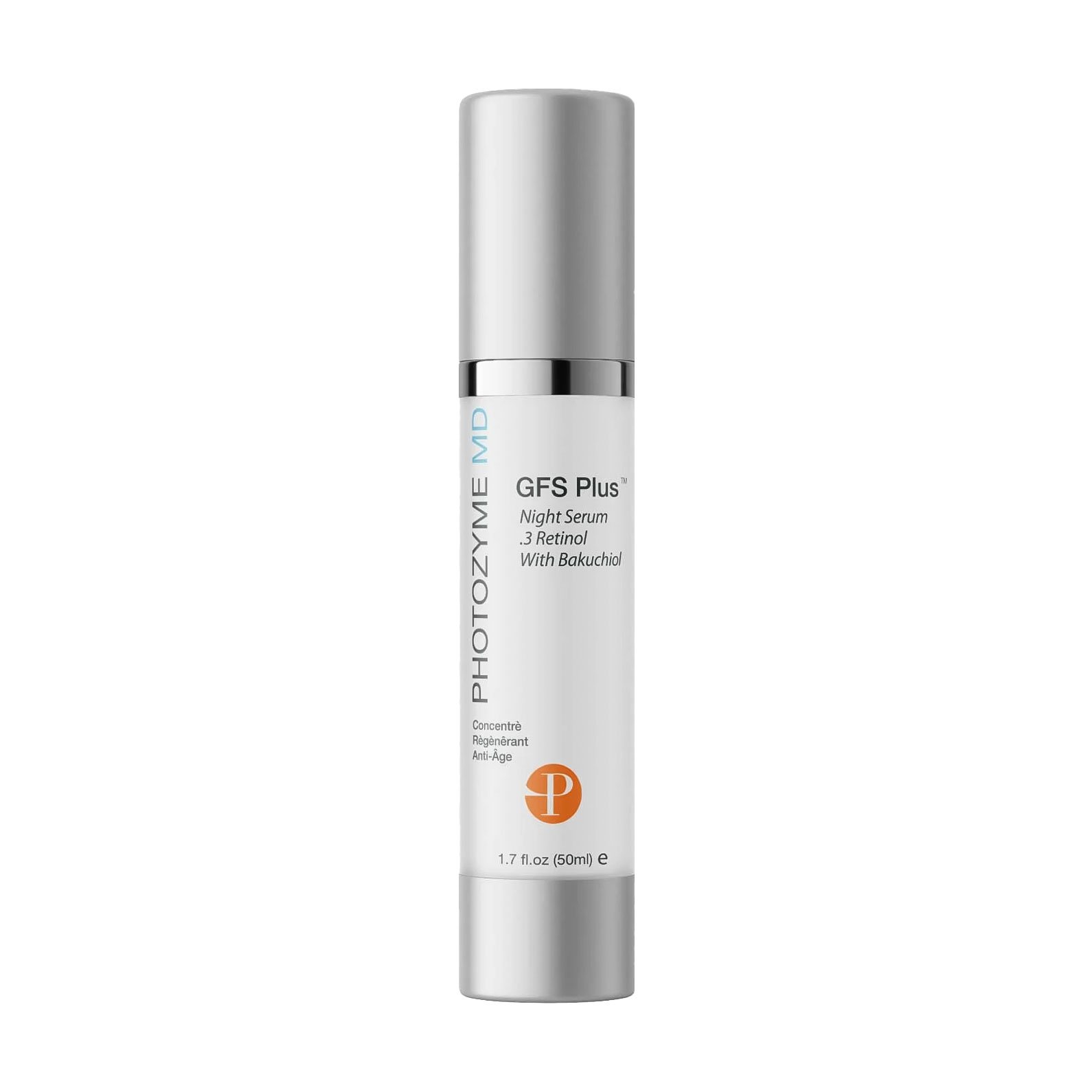 

Нічна сироватка для обличчя Photozyme MD GFS Plus Night Serum 0.3% Retinol With Bakuchiol з ретинолом та бакучіолом, 50 мл