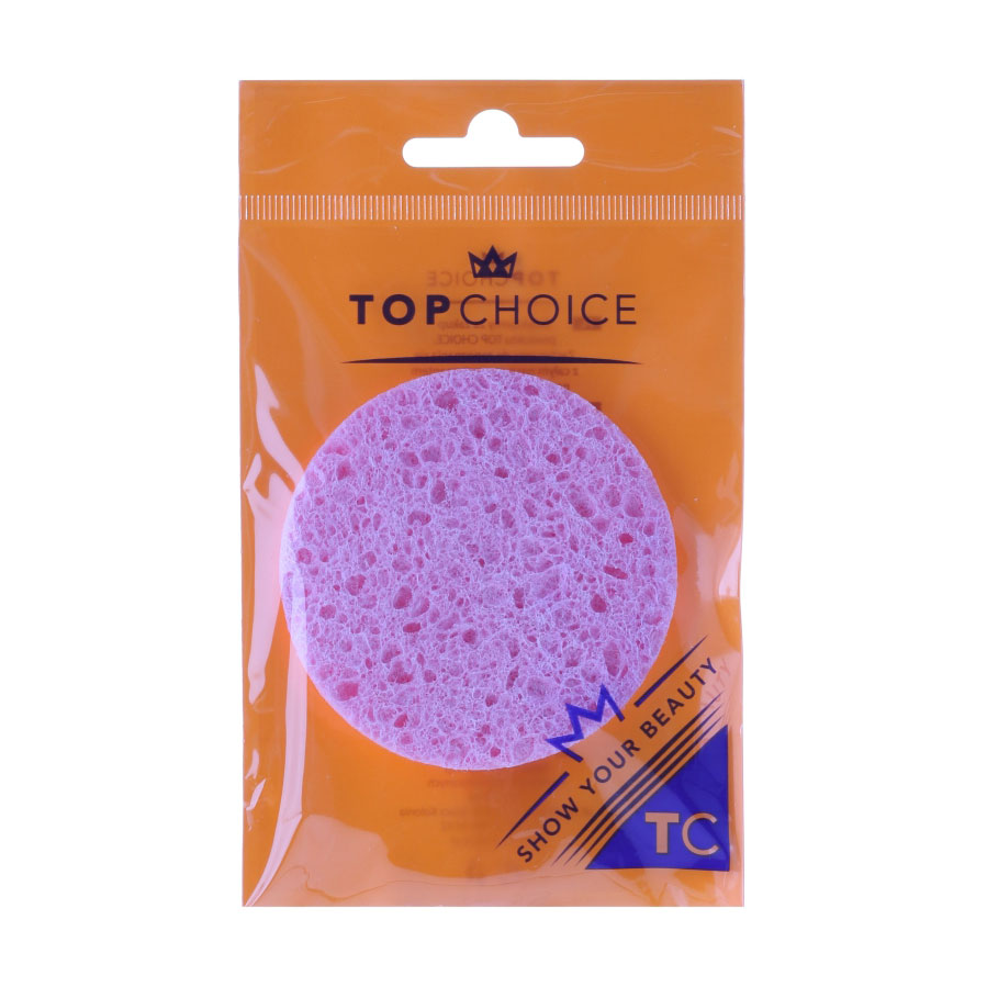 

Губка для зняття макіяжу Top Choice рожева (6470)