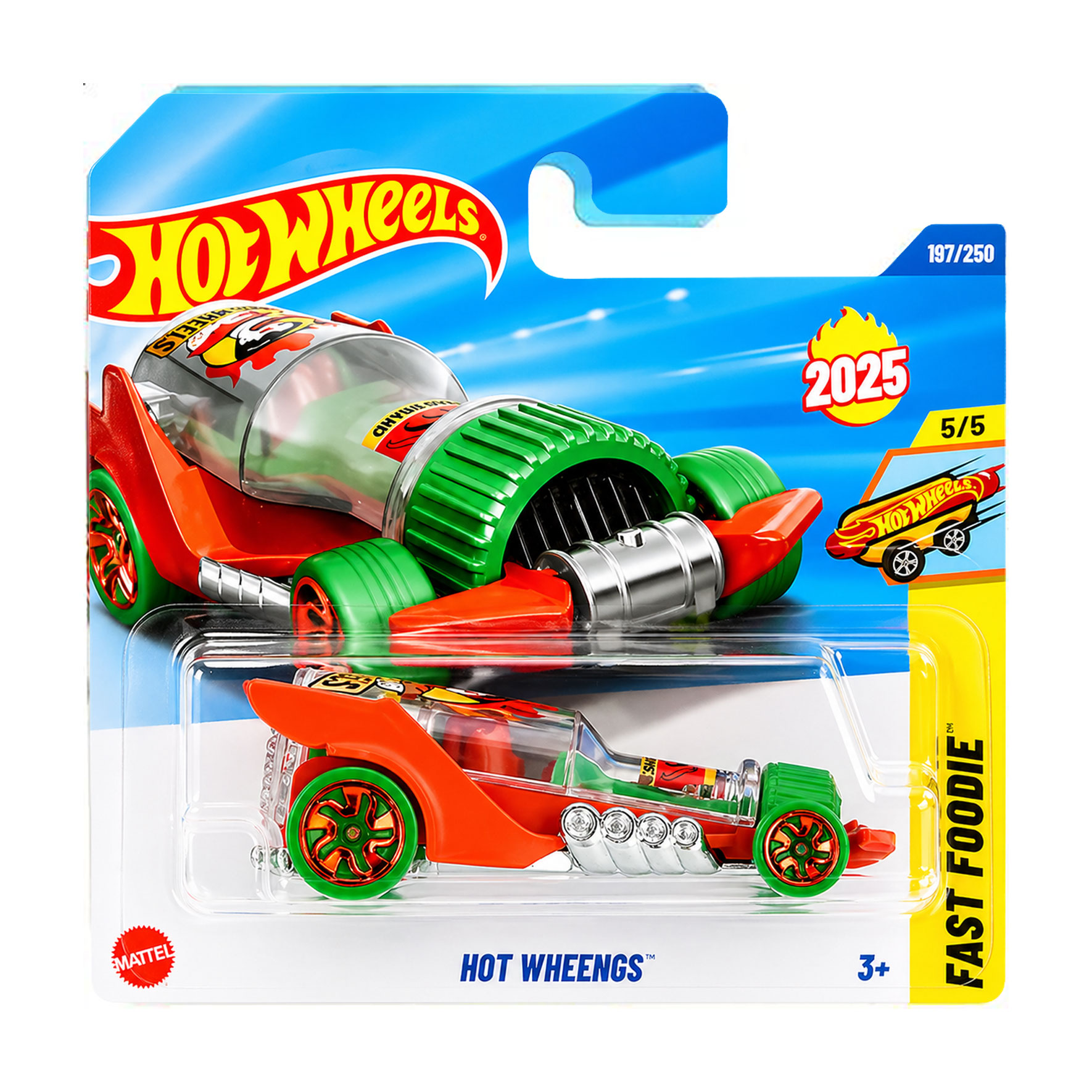 

Базовий автомобіль Hot Wheels Hot Wheengs зелений, від 3 років, 11*3.5*11 см (5785)
