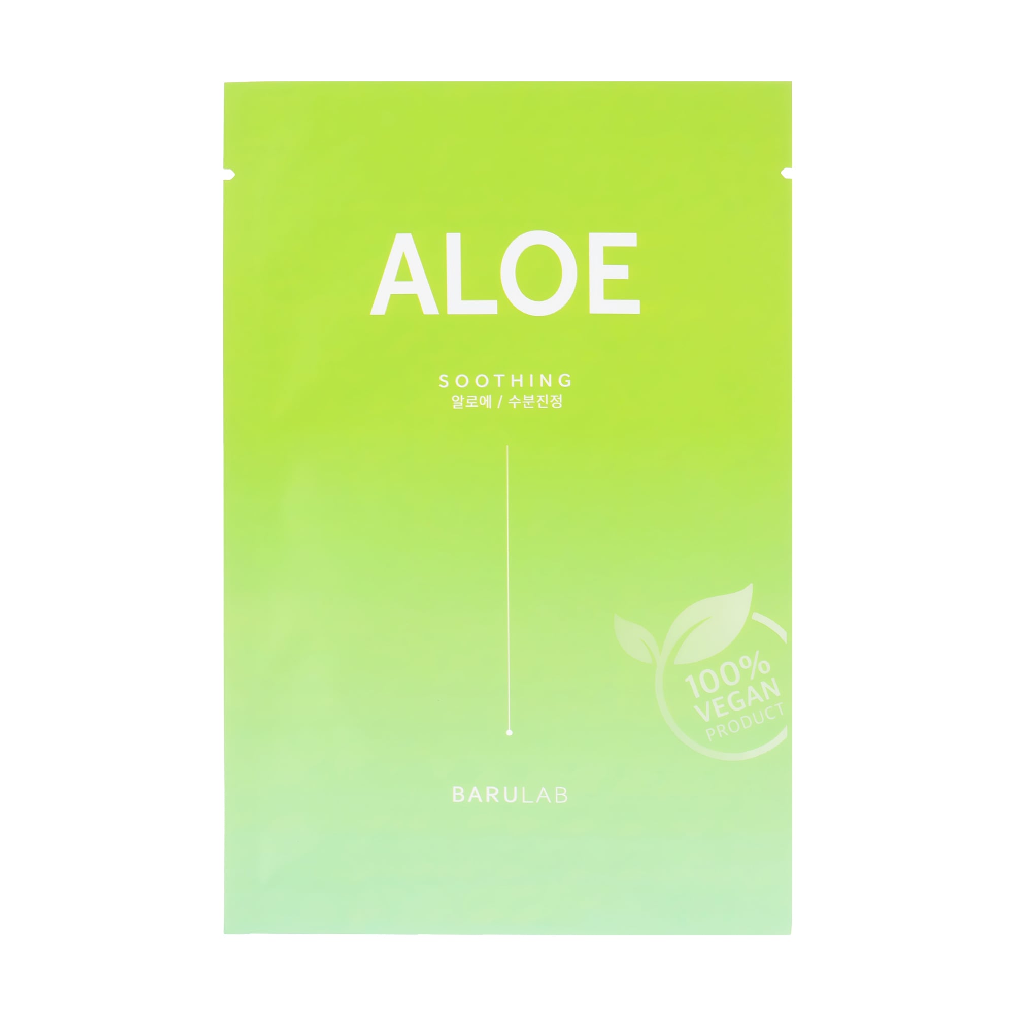 

Тканинна маска для обличчя Barulab The Clean Vegan Aloe Soothing Mask з алое вера, 23 г