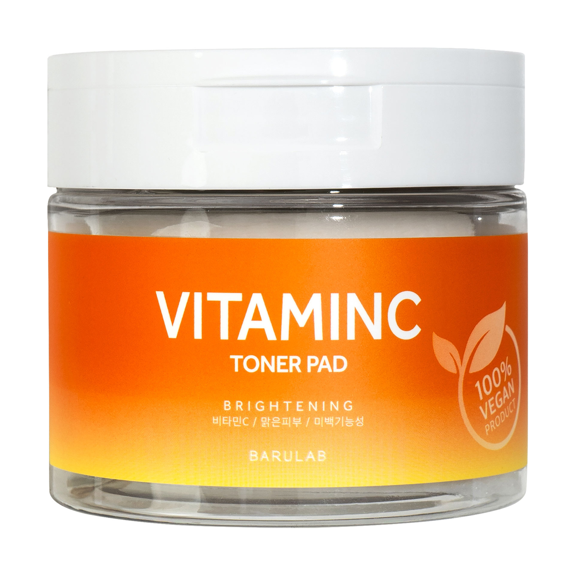 

Тонізувальні пади для обличчя Barulab Vitamin C Toner Pad з вітаміном С, 160 г
