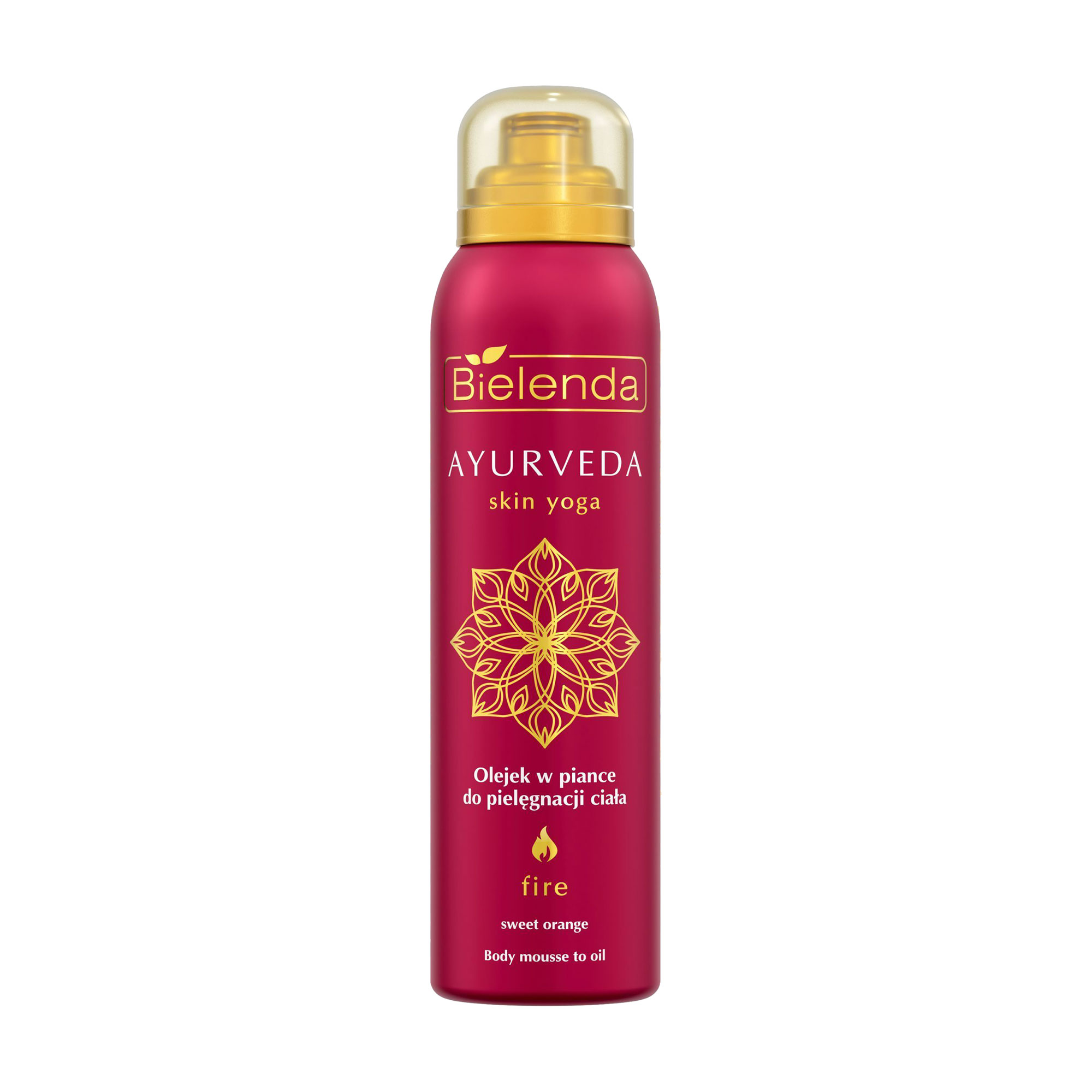 Олія для тіла Bielenda Ayurveda Skin Yoga Body Mousse To Oil, Fire, 150 мл