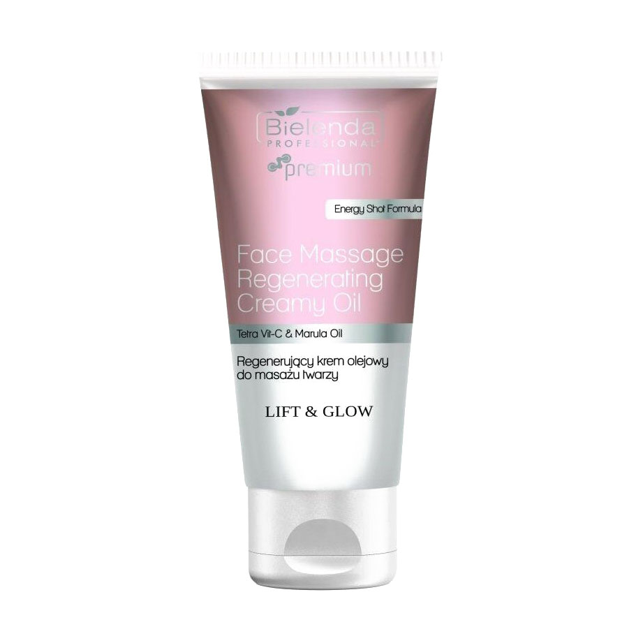 

Регенерувальна крем-олія для масажу обличчя Bielenda Professional Lift & Glow Face Massage Regenerating Creamy Oil, 175 мл