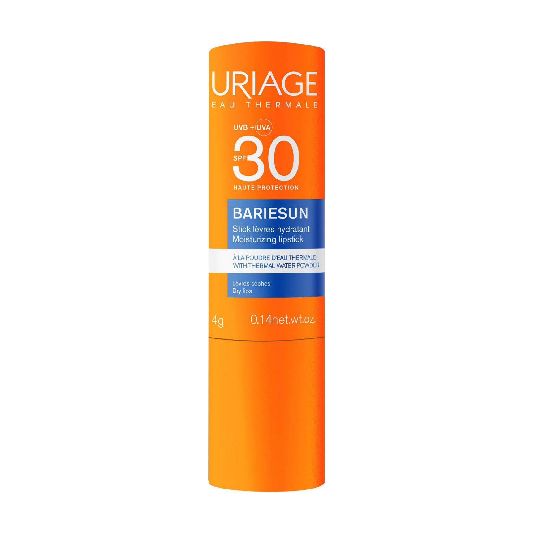 

Сонцезахисний зволожувальний стік для губ Uriage Bariesun Moisturizing Lipstick SPF 30, 4 г