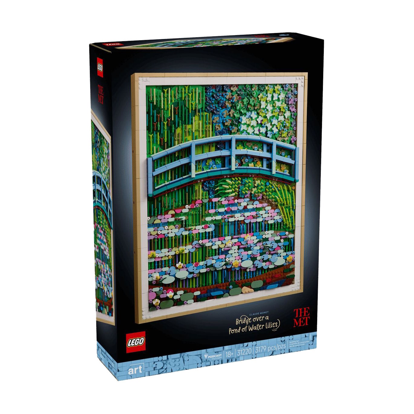 

Конструктор LEGO Art Міст над ставком із лататтям Клода Моне, 3179 деталей, від 18 років (31220)