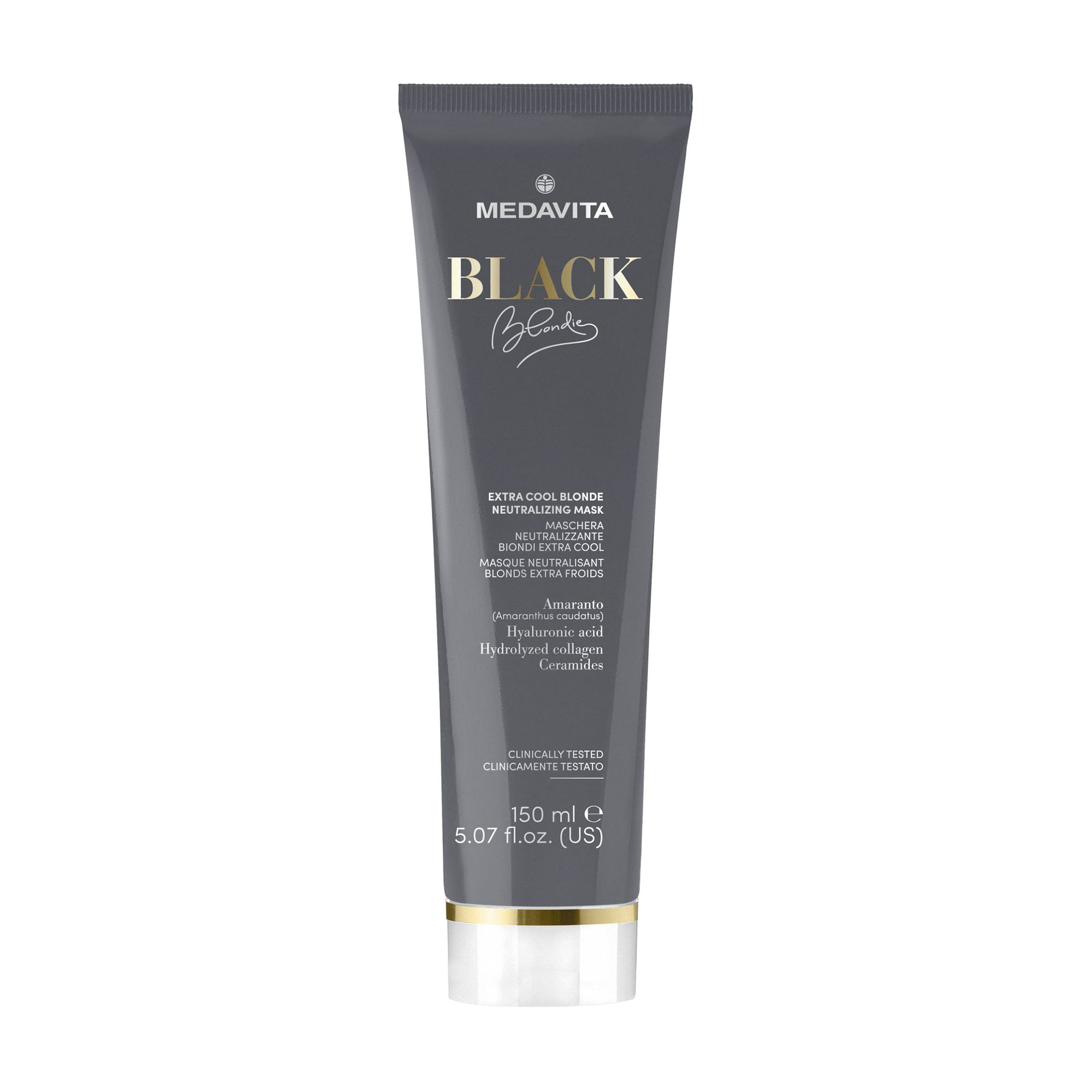 

Нейтралізувальна маска для волосся Medavita Black Blondie Extra Cool Blonde Neutralizing Mask, 150 мл