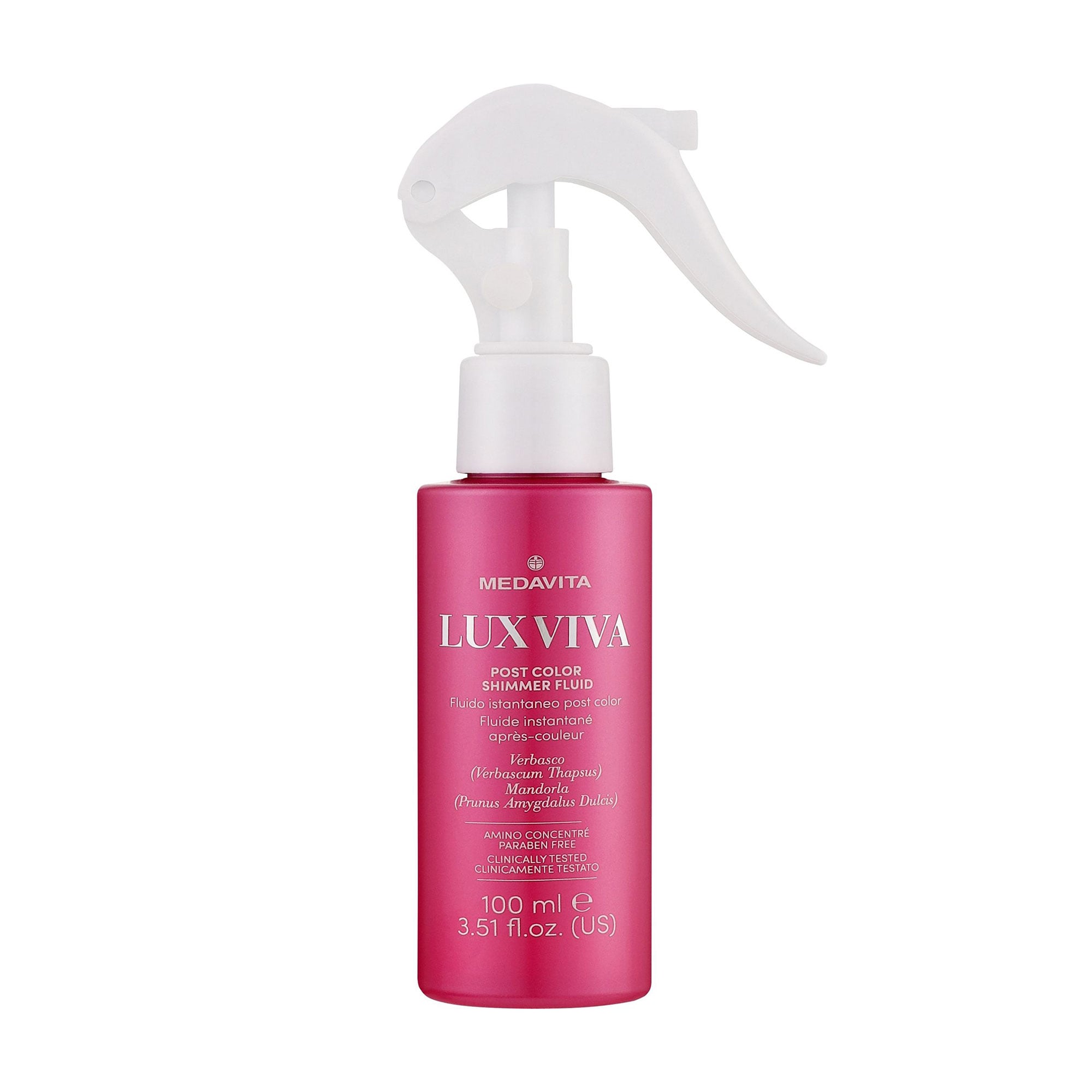 

Флюїд для волосся Medavita Luxviva Post Color Shimmer Fluid після фарбування, 100 мл