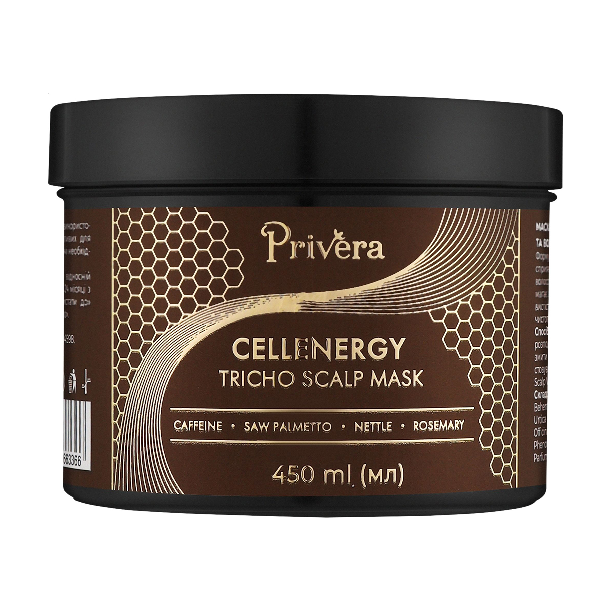 Маска Privera Cellenergy Tricho Scalp Mask проти випадіння волосся, 450 мл