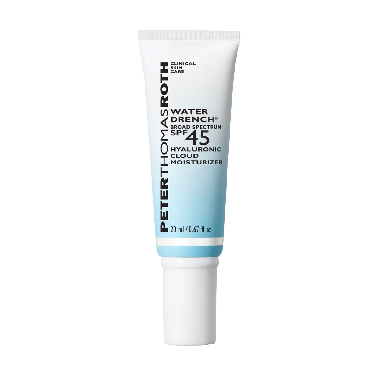 

Зволожувальний сонцезахисний крем для обличчя Peter Thomas Roth Water Drench Broad Spectrum Hyaluronic Cloud Moisturizer, SPF 45, 20 мл