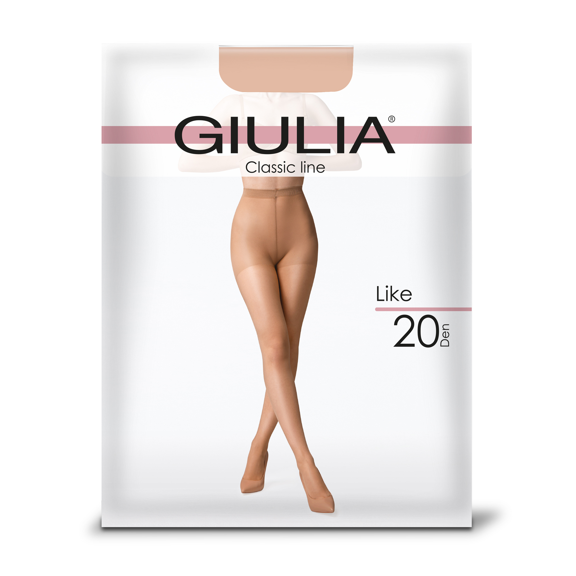 

Колготки жіночі Giulietta Like, 20 DEN, Daino, розмір 2