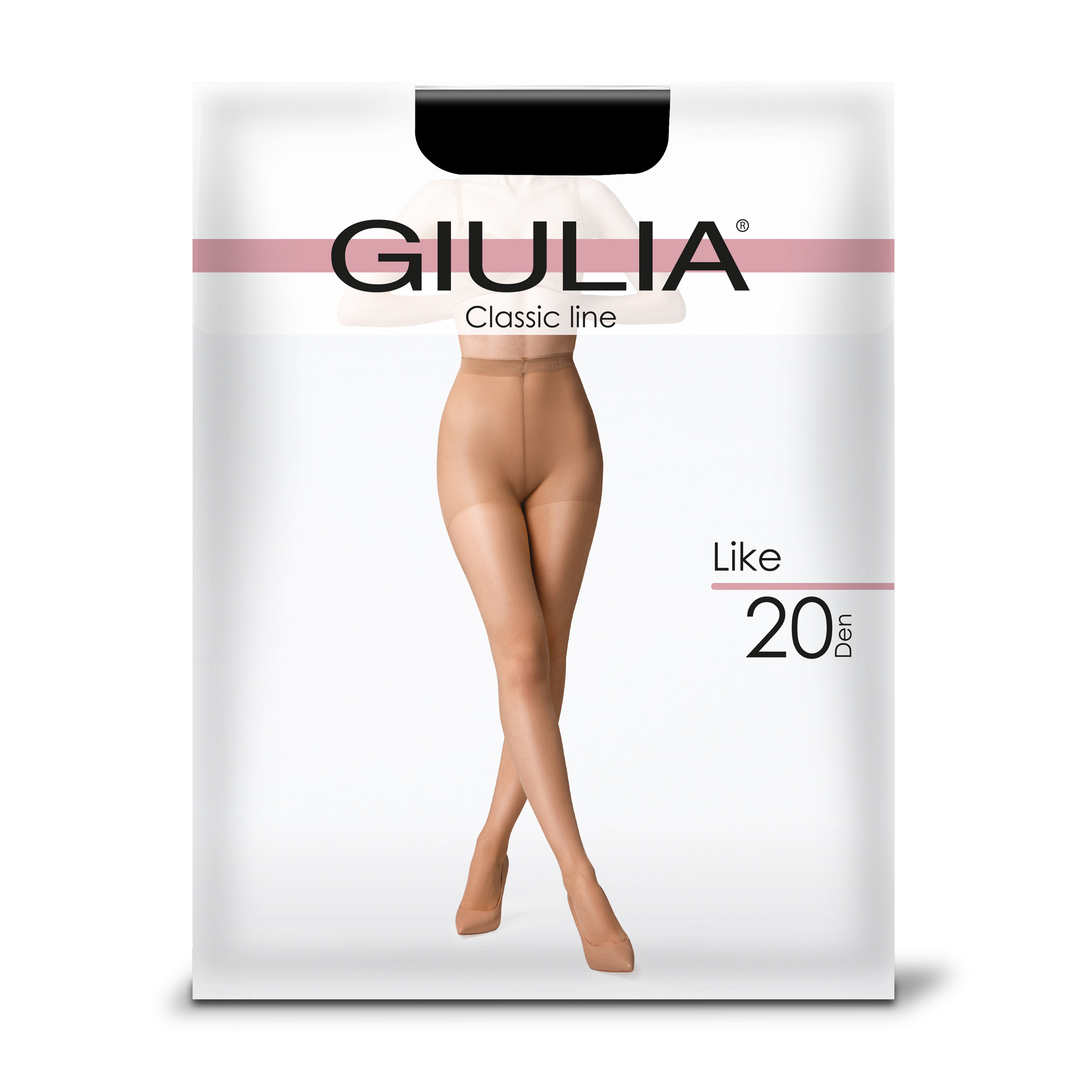 

Колготки жіночі Giulietta Like, 20 DEN, Nero, розмір 2