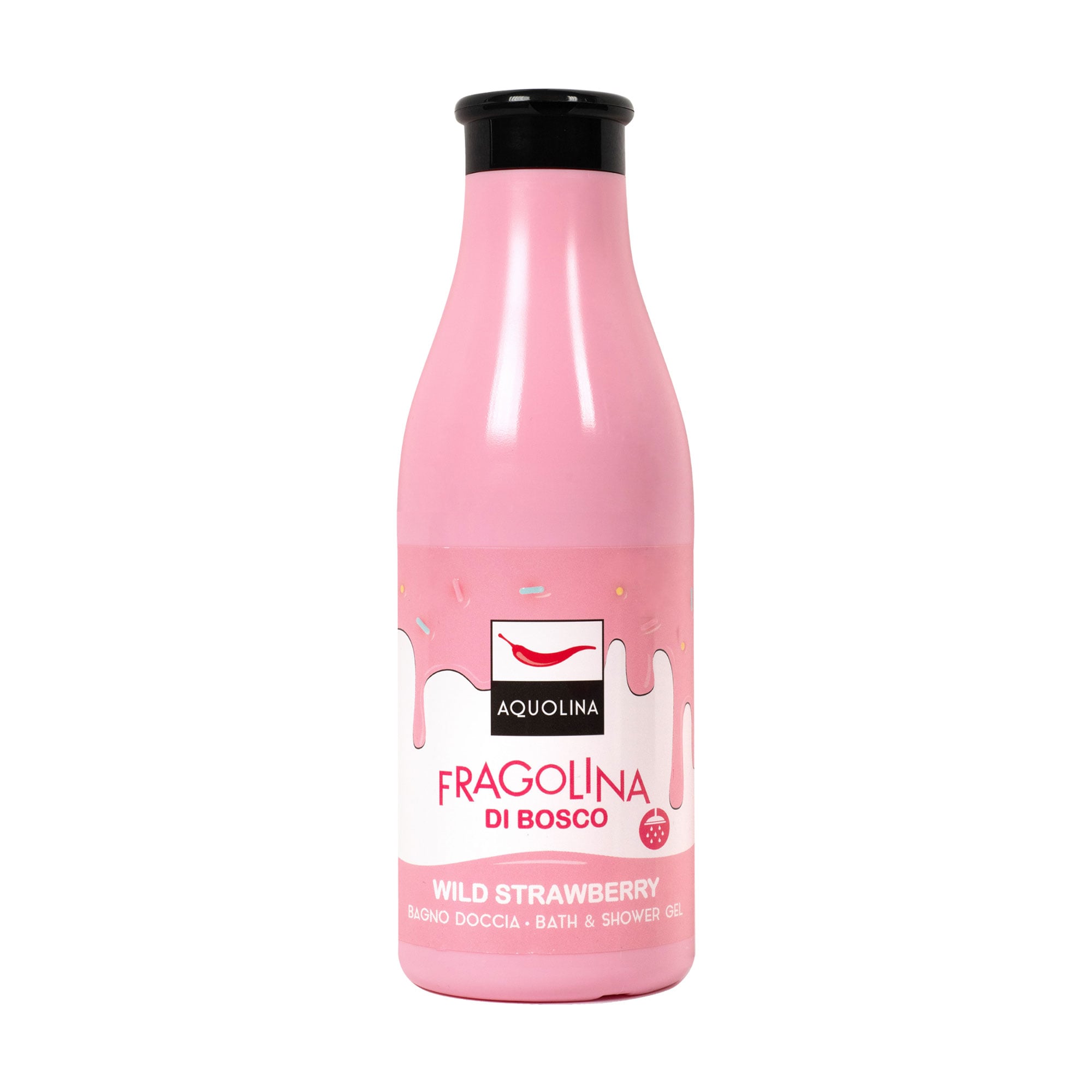 Гель для ванни та душу Aquolina Wild Strawberry Bath & Shower Gel, 500 мл
