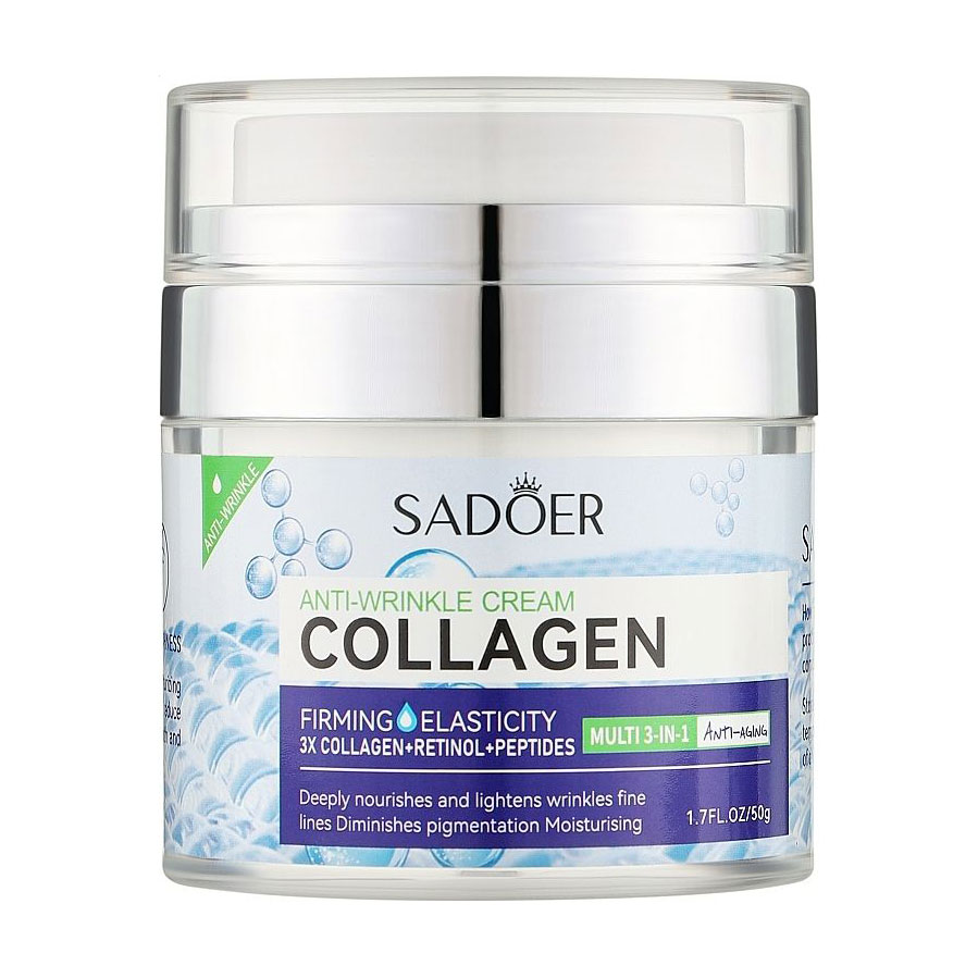 

Антивіковий крем для обличчя Sadoer Collagen Anti-Wrinkle Cream, 50 г