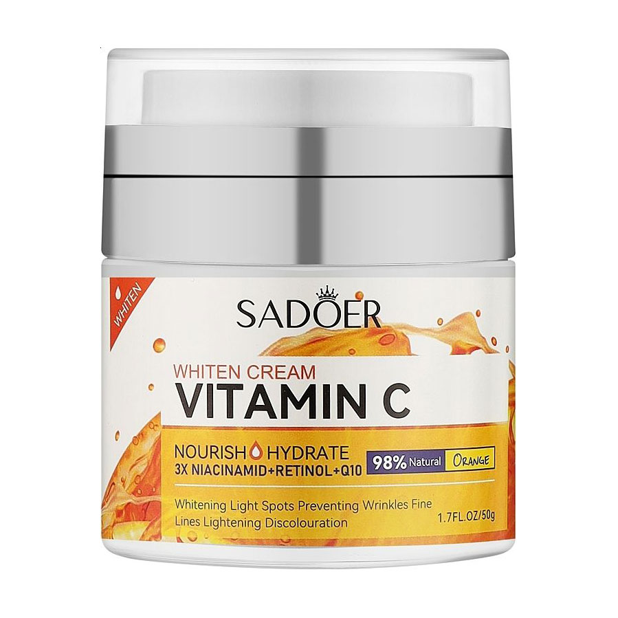 

Освітлювальний крем для обличчя Sadoer Vitamin C Whiten Cream, 50 г