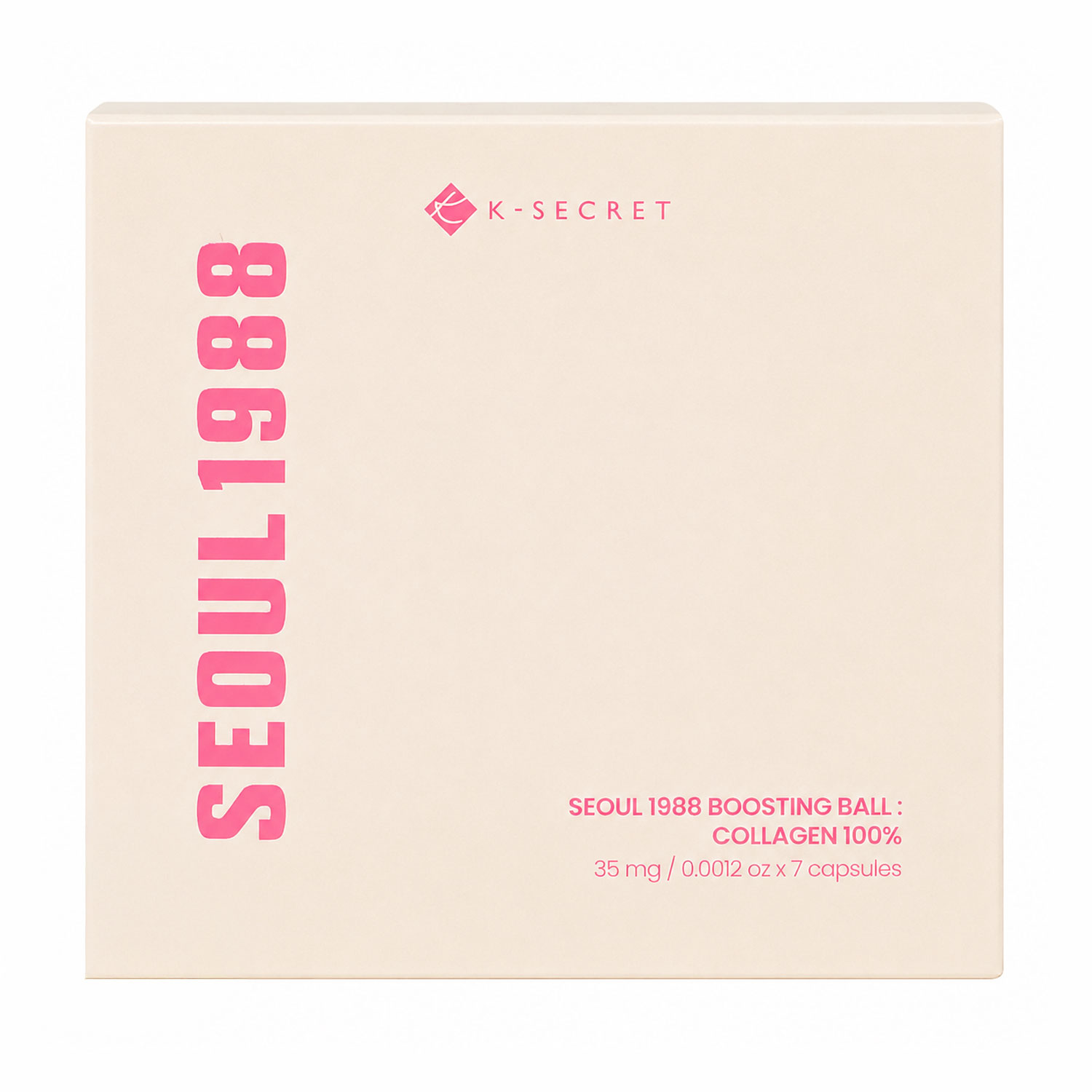 

Капсульний крем для обличчя K-SECRET Seoul 1988 Boosting Ball: Collagen 100 %, 7 шт