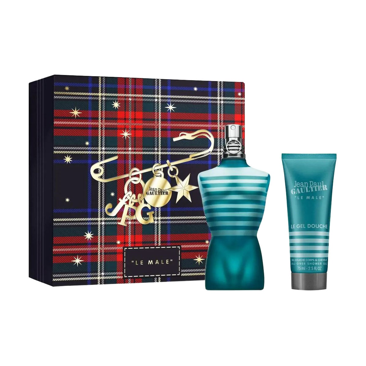 Парфумований набір Jean Paul Gaultier Le Male Set чоловічий (туалетна вода, 75 мл + гель для душу, 75 мл)