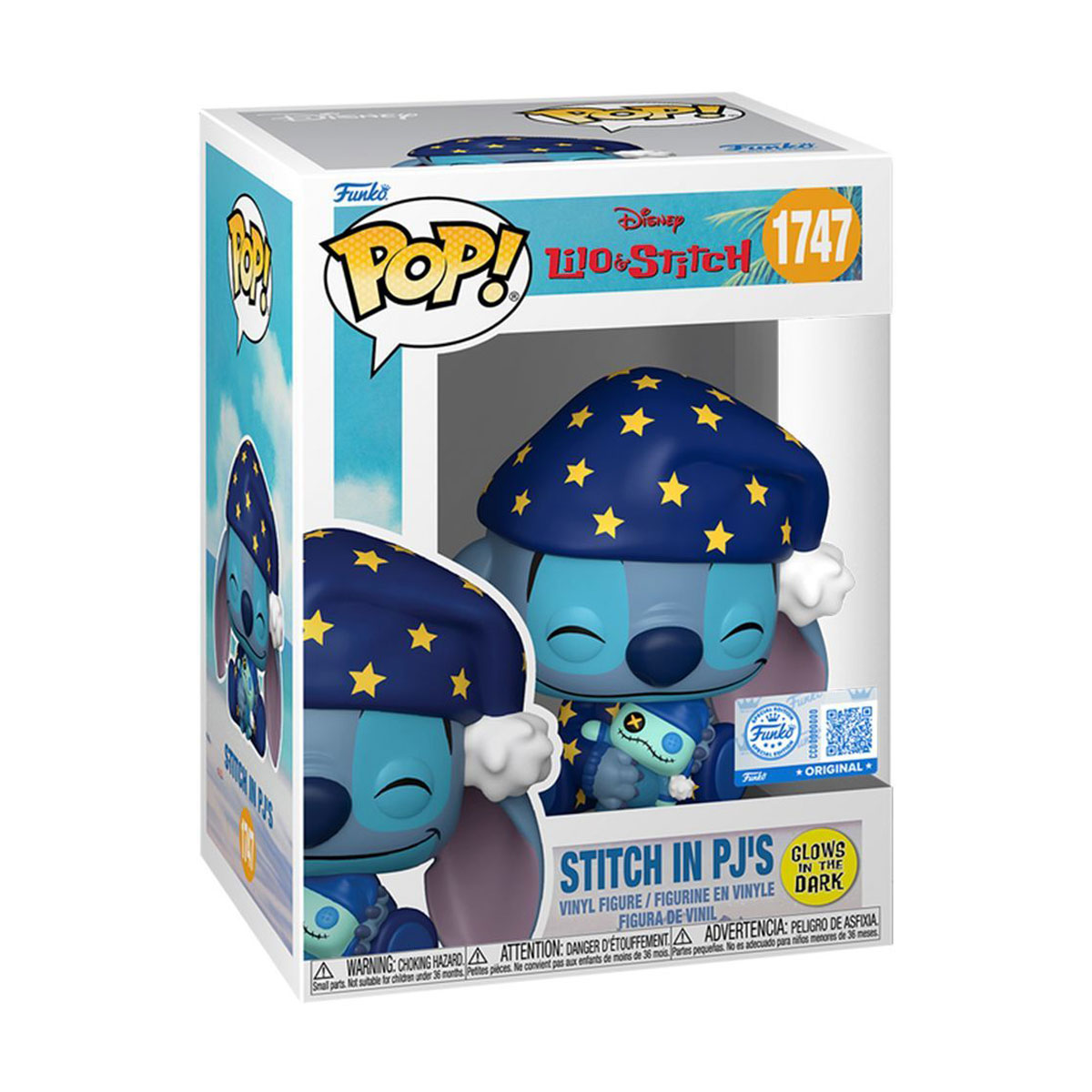Ігрова фігурка Funko POP! серії Ліло і Стіч S4 Стіч (GW), від 3 років, 9.6 см (91921)
