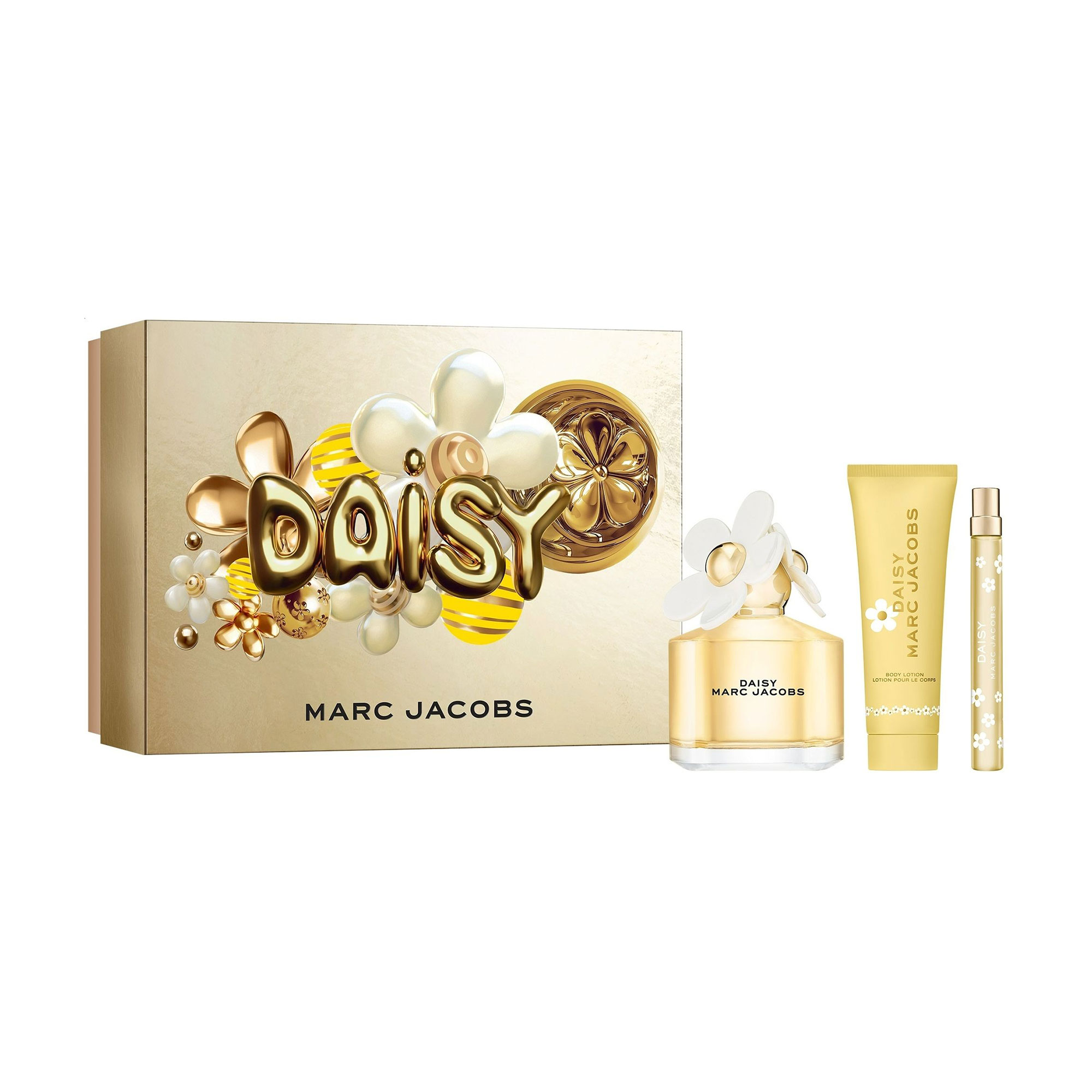 Парфумований набір жіночий Marc Jacobs Daisy Set (туалетна вода, 100 мл + лосьйон для тіла, 75 мл + туалетна вода, 10 мл)