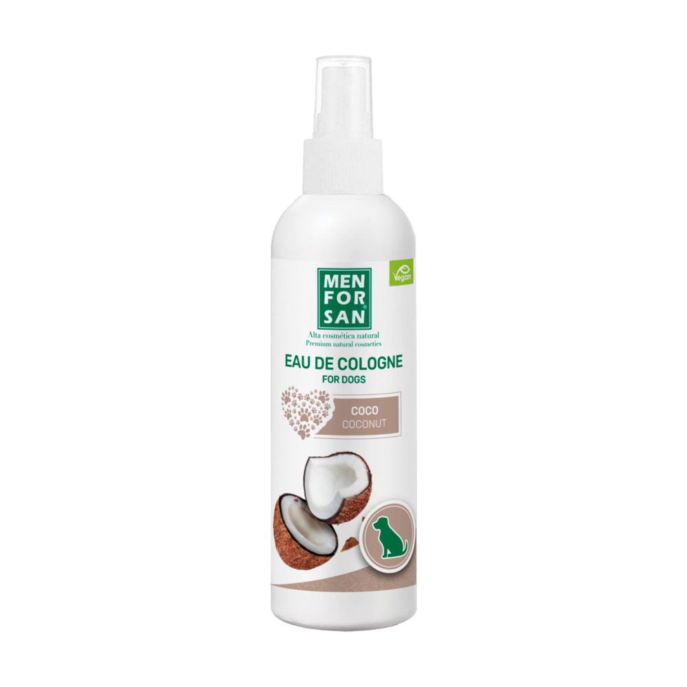 

Одеколон для собак Menforsan Eau Cologne For Dogs Coconut з ароматом кокоса, 125 мл