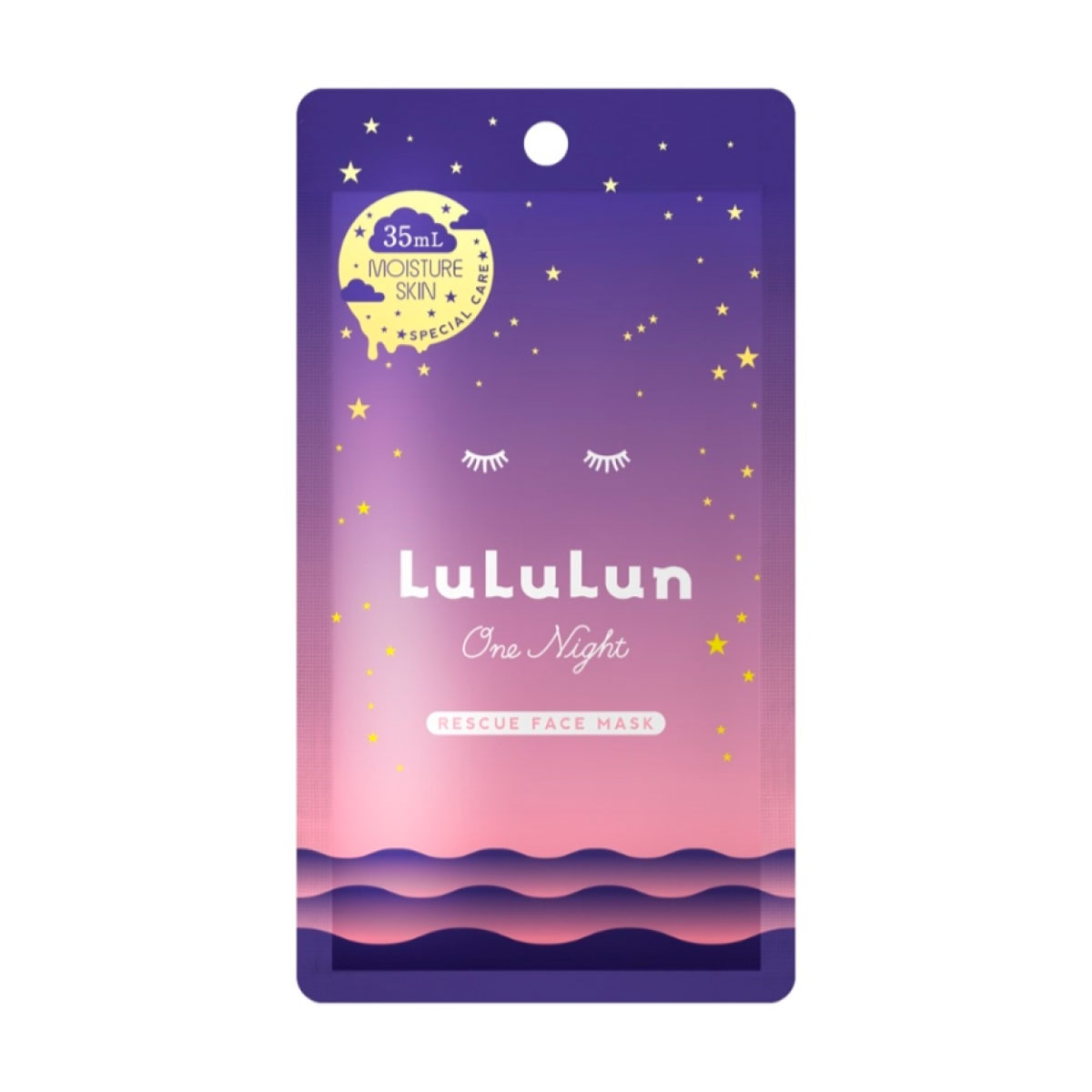 Тканинна маска для обличчя LuLuLun Face Mask One Night Rescue Moisture для сухої шкіри, 1 шт