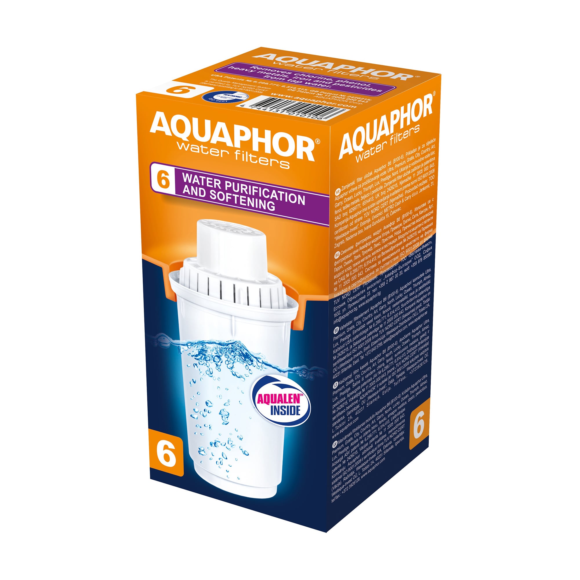 

Картридж для фільтрів-глечиків AQUAPHOR В6, 1 шт