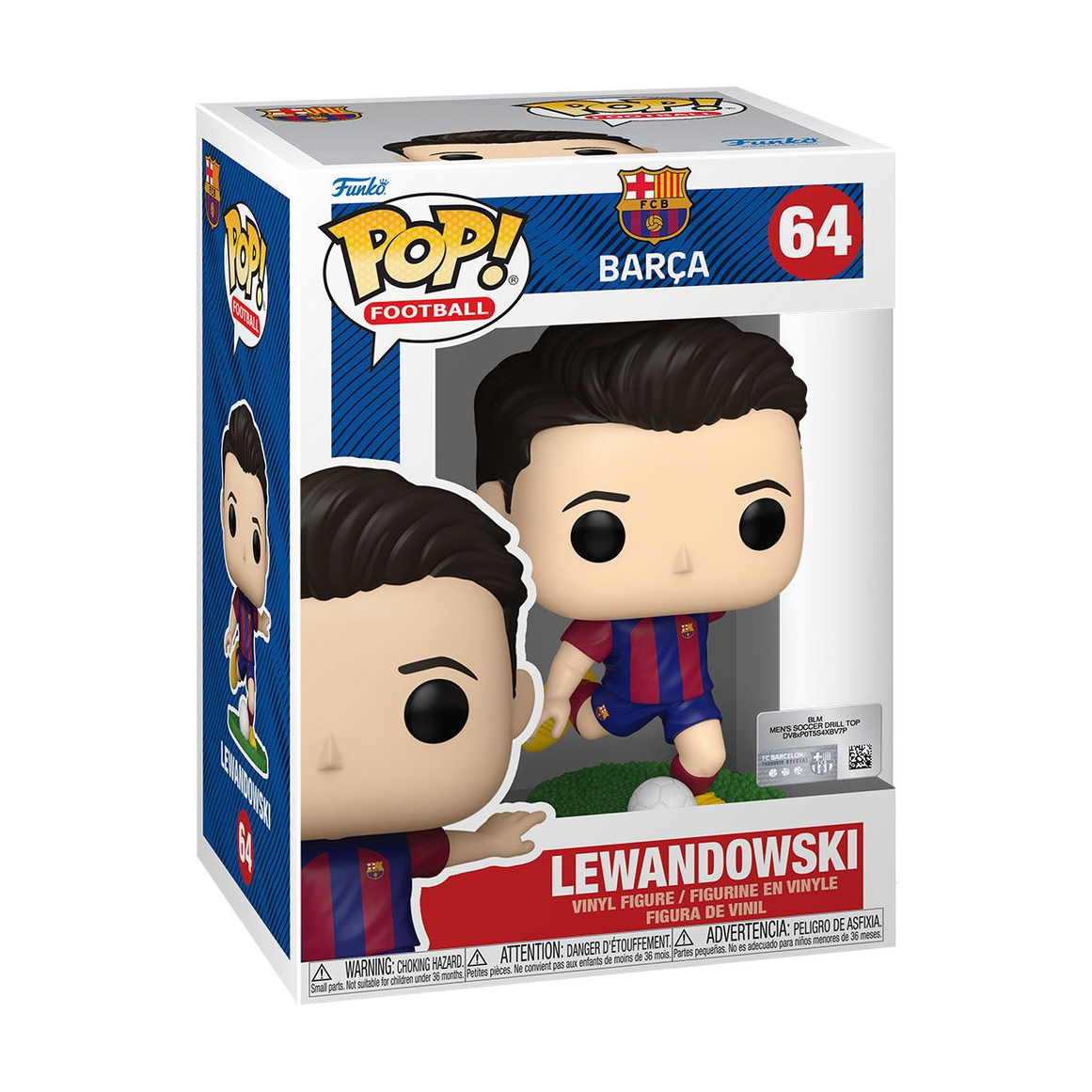 

Ігрова фігурка Funko Pop! серії Футбол Левандовський, від 3 років (72236)