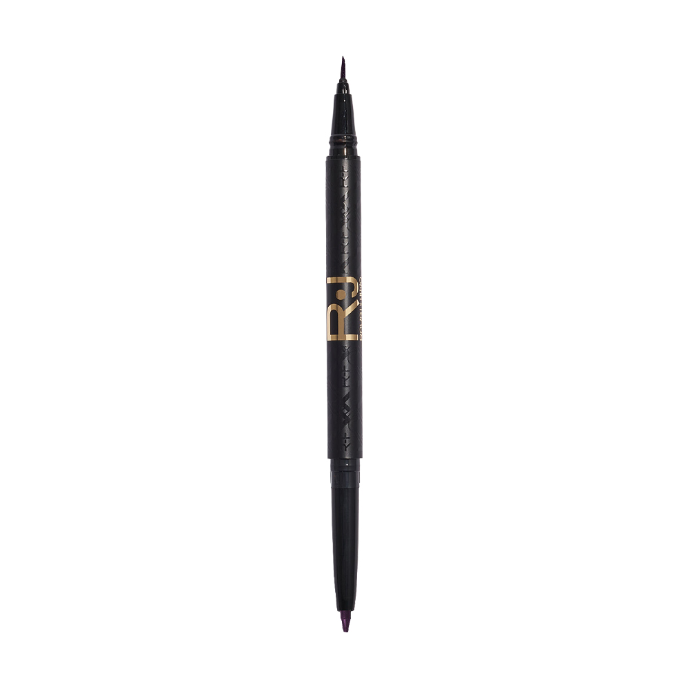 Двостороння підводка та олівець для очей Rougj x Liu Jo Double Liner фіолетова, 5 мл