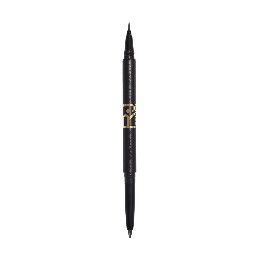 Двостороння підводка та олівець для очей Rougj x Liu Jo Double Liner сіра, 5 мл
