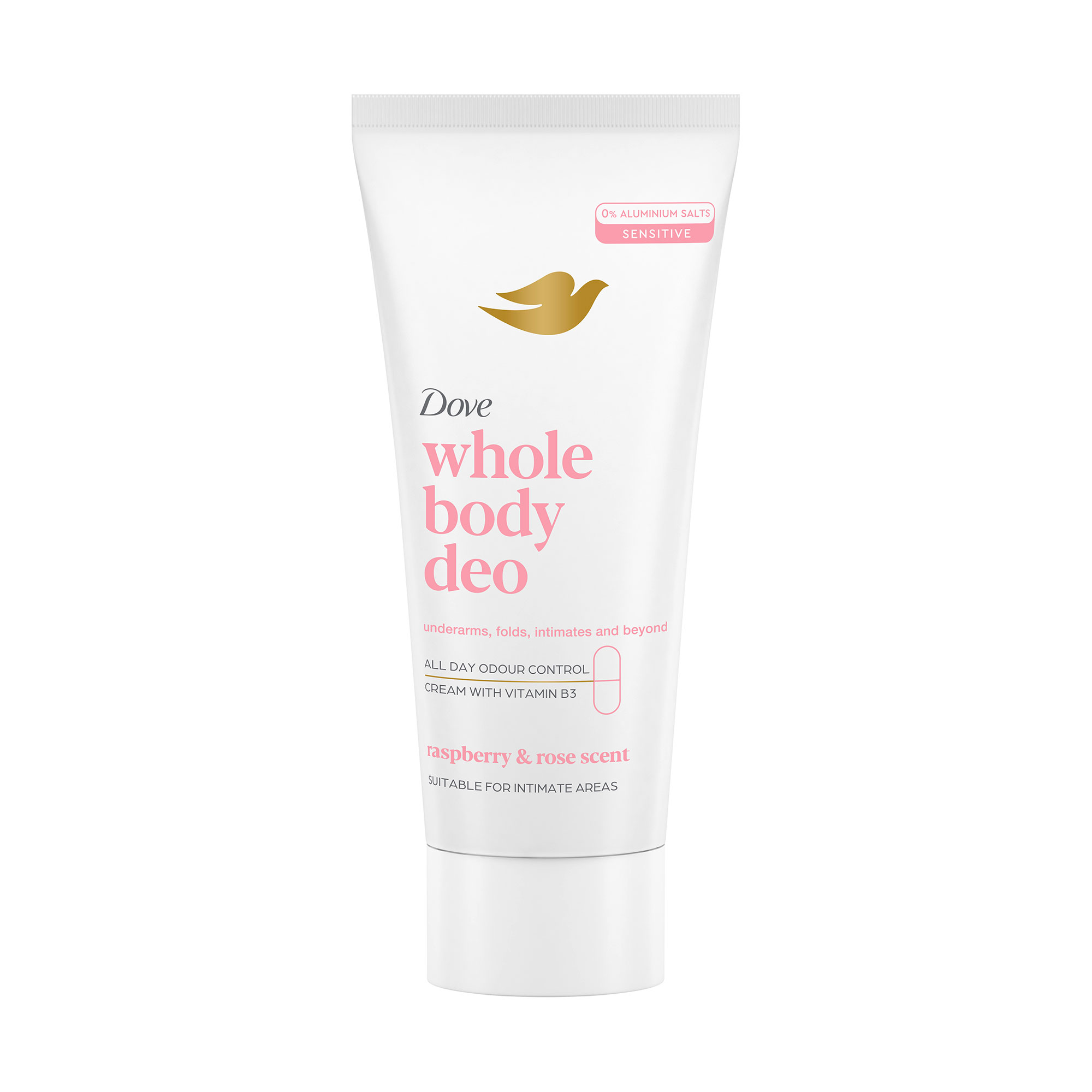 

Дезодорант-крем для всього тіла Dove Whole Body Deo з ароматом малини та троянди, 75 мл