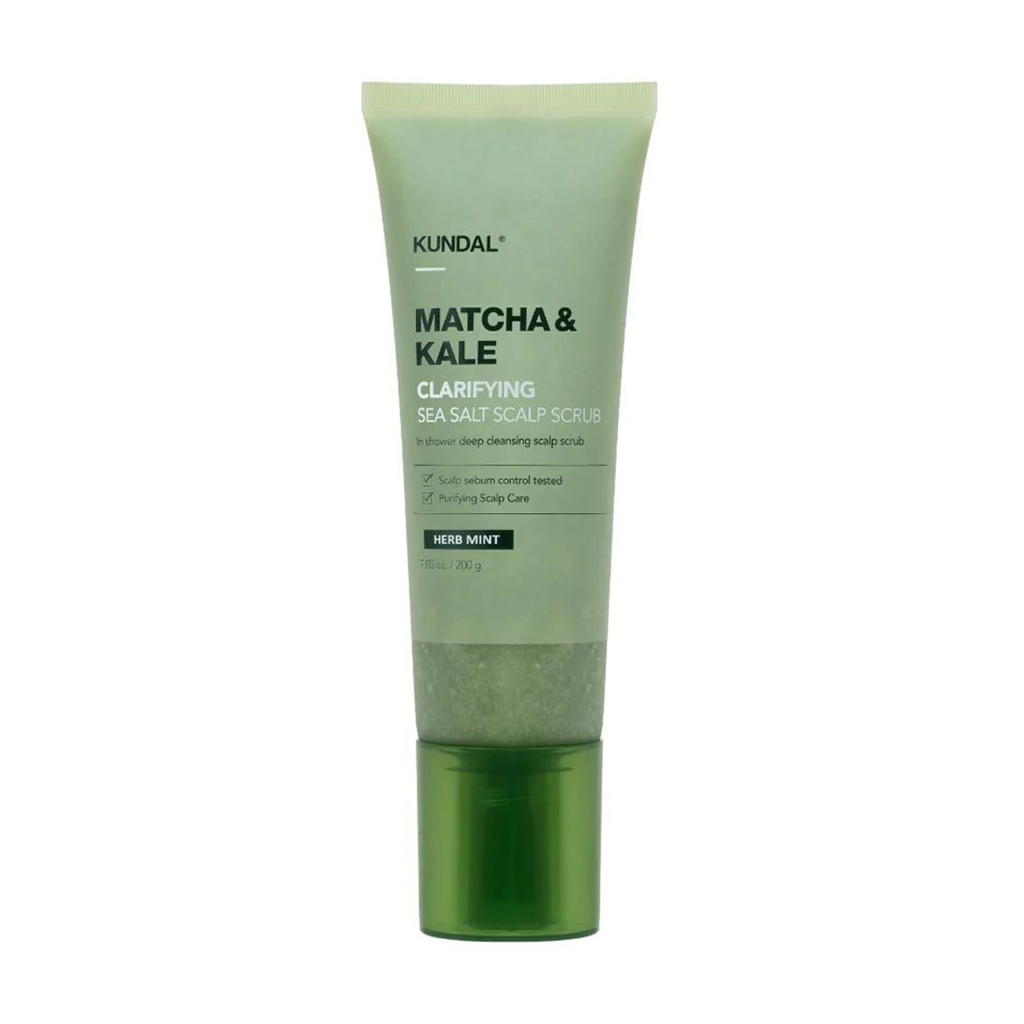

Скраб для шкіри голови Kundal Matcha & Kale Clarifying Sea Salt Scalp Scrub, Herb Mint, 200 г