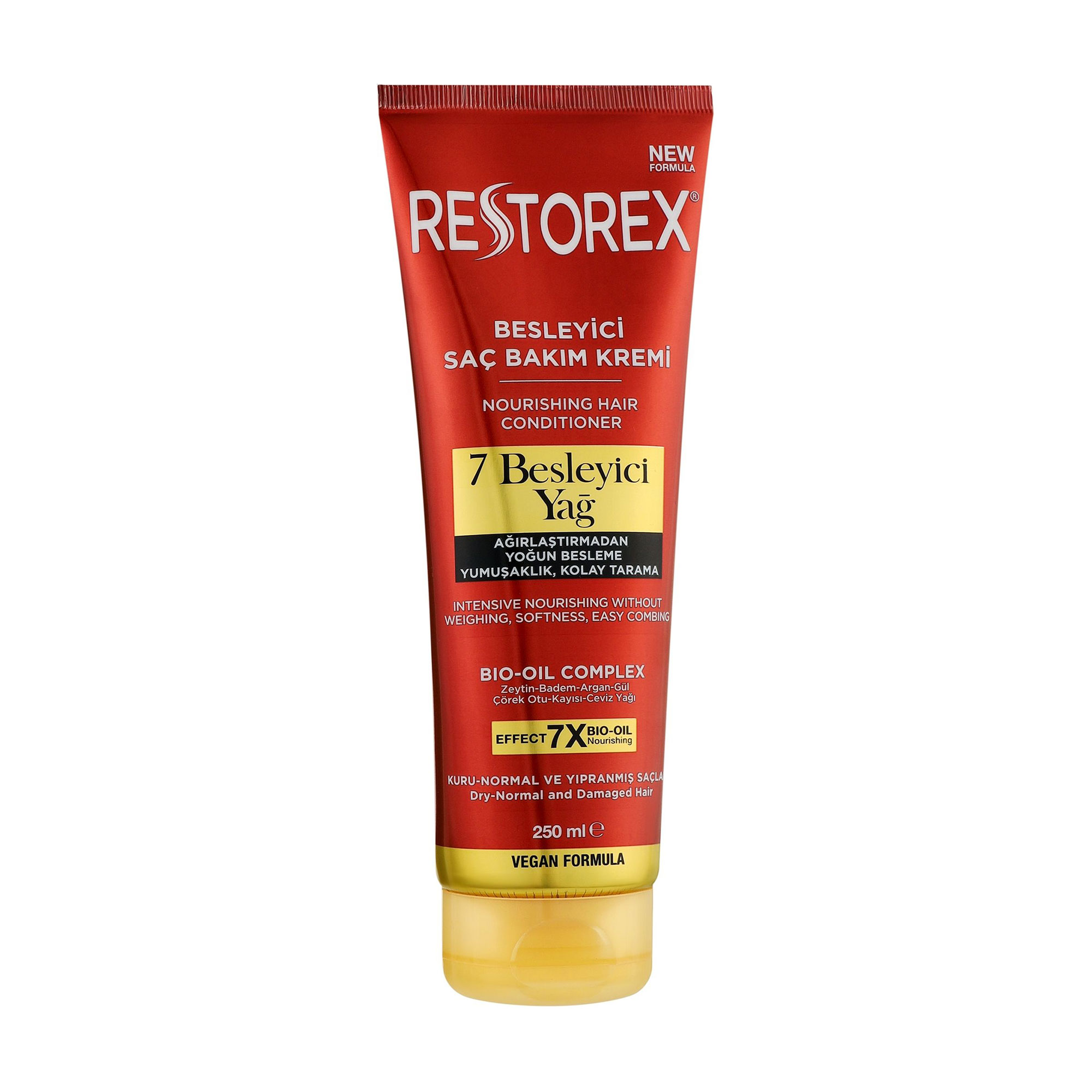 Живильний кондиціонер для волосся Restorex Nourishing Hair Conditioner 7 олій, 250 мл