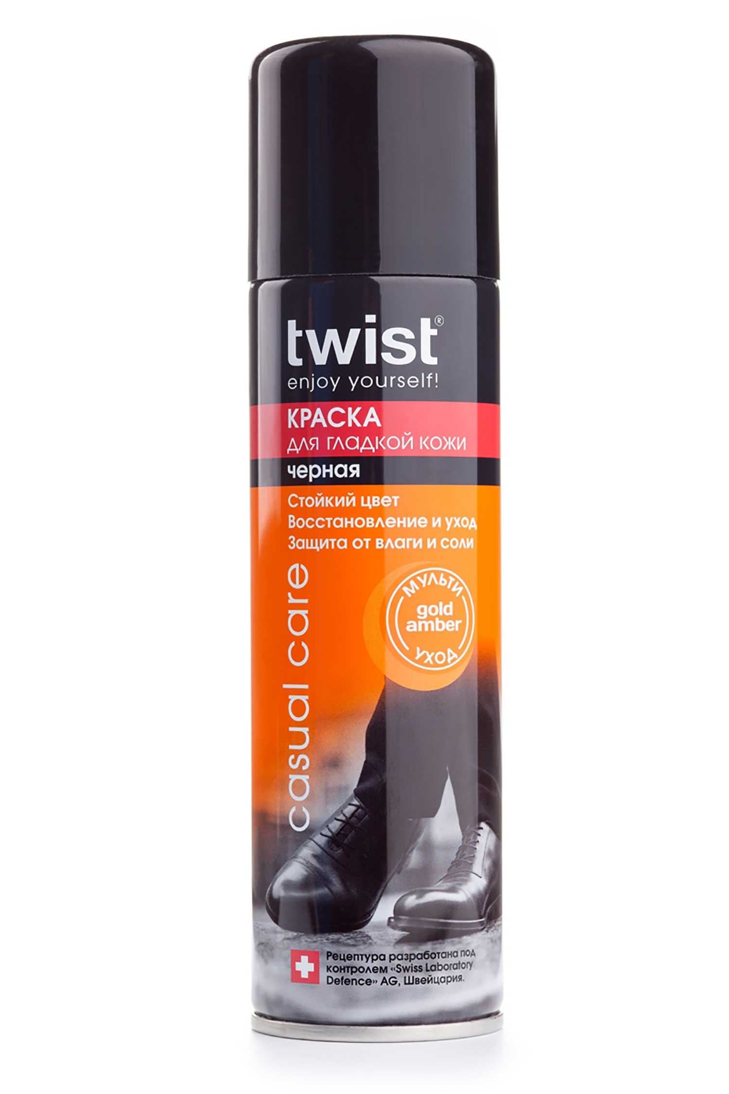 

Фарба twist fashion для гладкоi шкiри чорна 250 мл