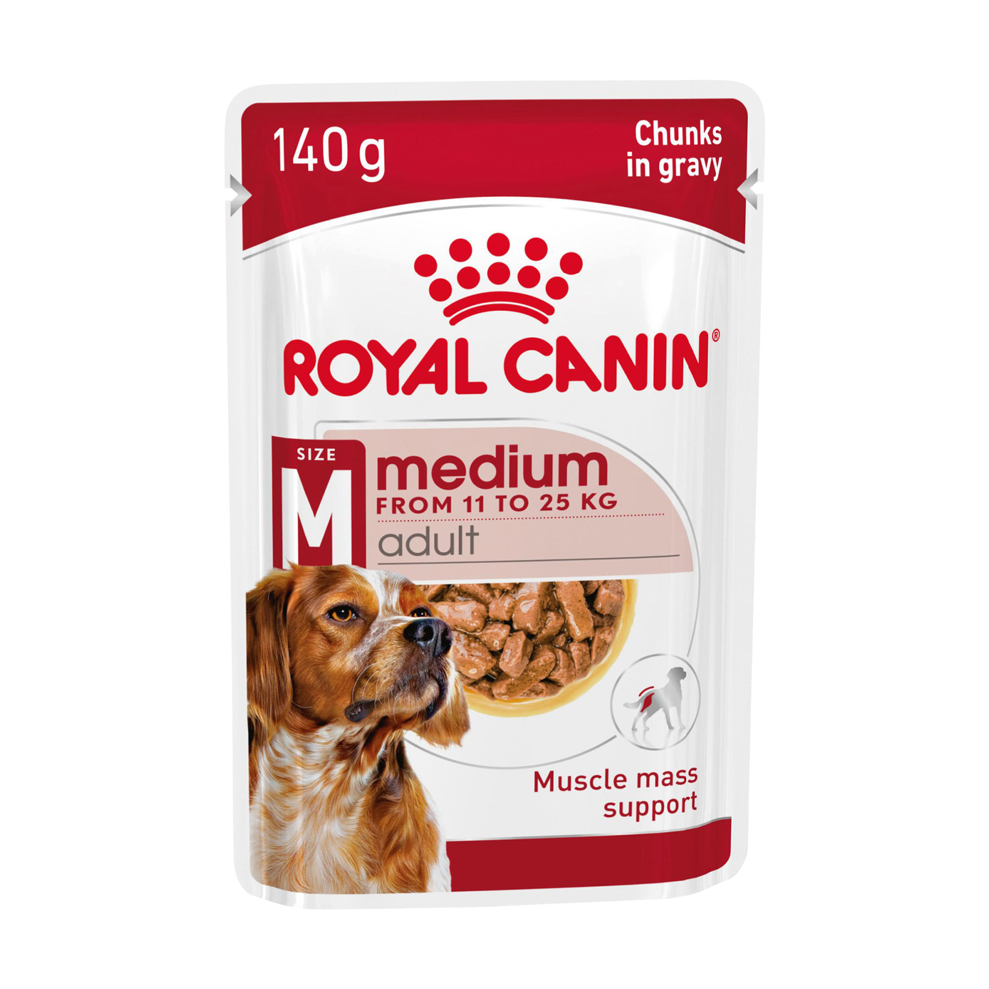

Вологий корм для дорослих собак Royal Canin Medium Adult 11-25 кг, 140 г