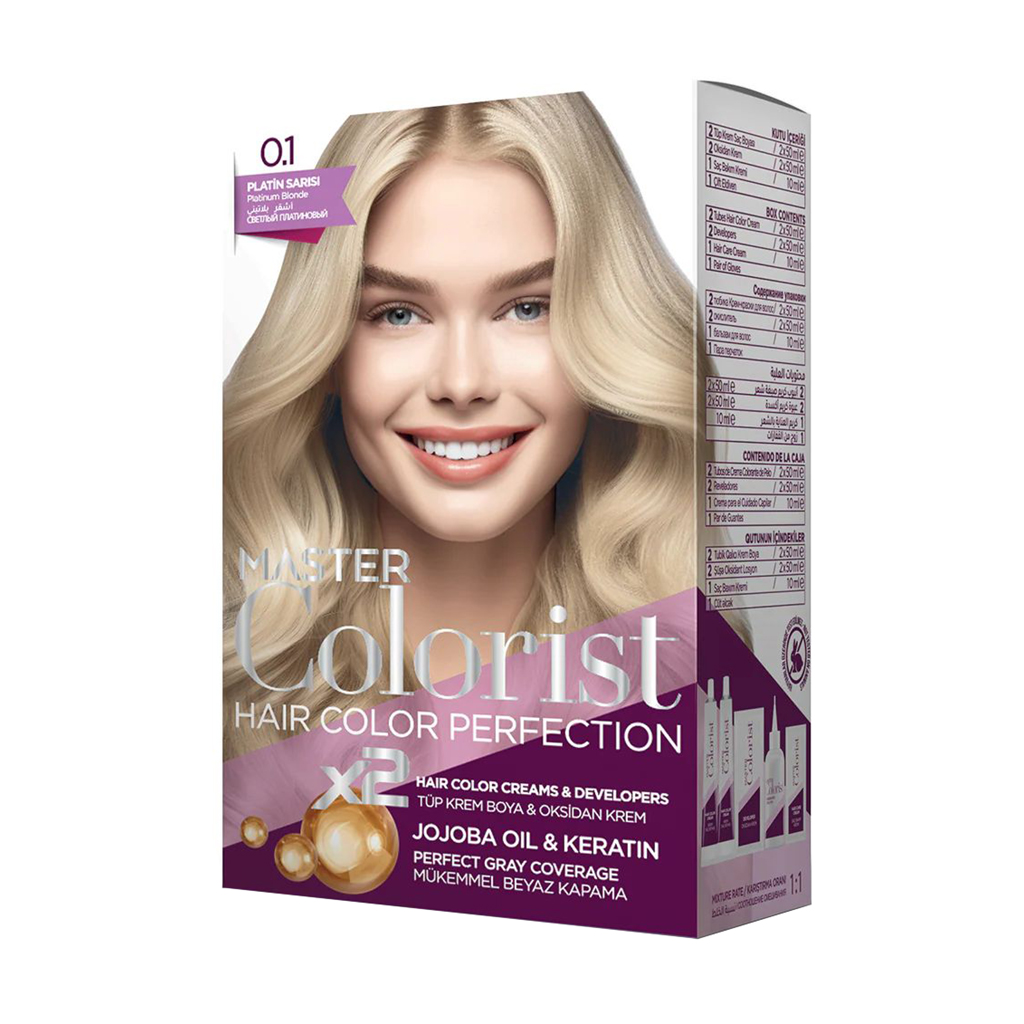 

Фарба для волосся Master Colorist Hair Color Perfection 0.1 Platinum Blonde, 210 мл