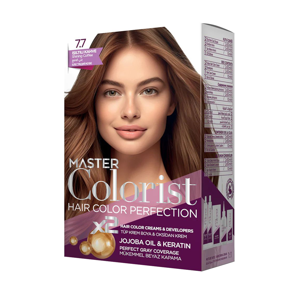Фарба для волосся Master Colorist Hair Color Perfection 7.7 Shining Coffee, 210 мл