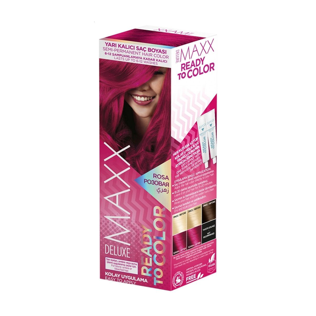Фарба для волосся Maxx Deluxe Ready To Color Pink, 100 мл
