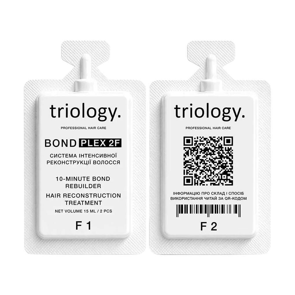 

Система інтенсивної реконструкції волосся triology. Bondplex 2F Холодне відновлення, 2 продукти