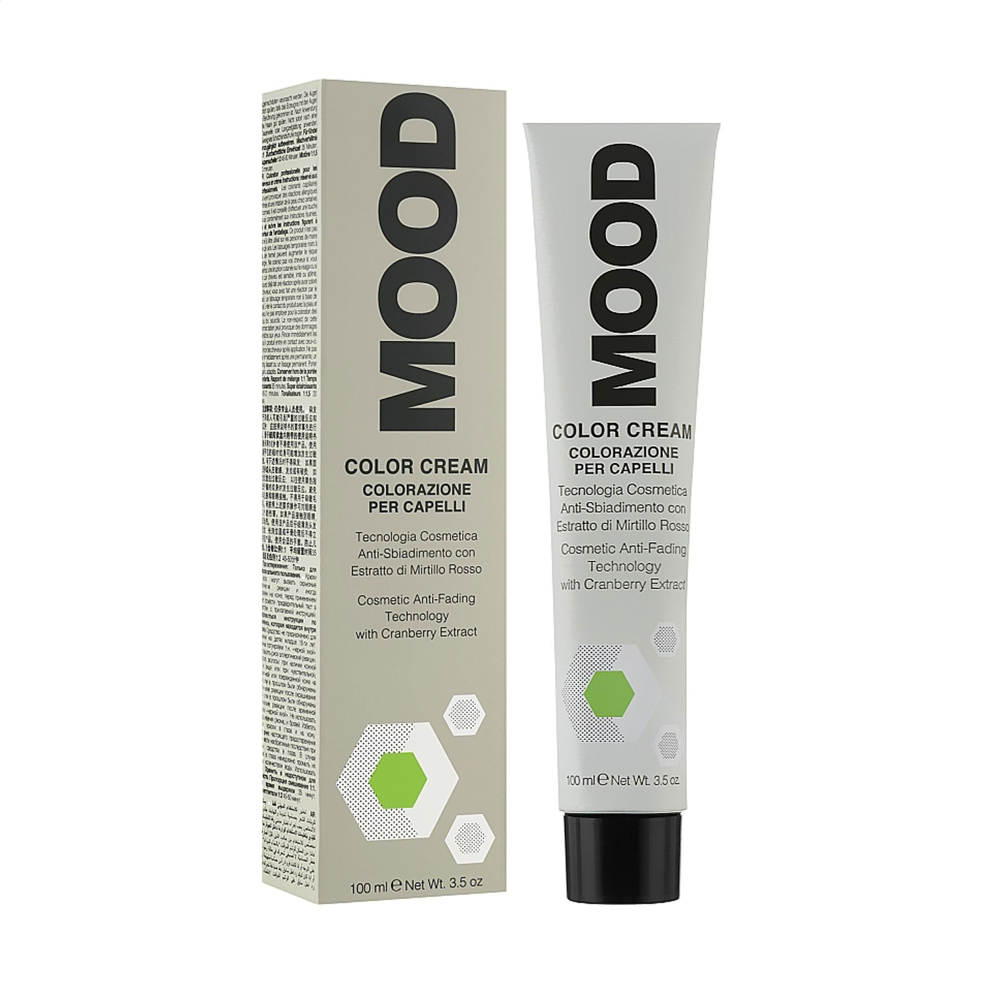 

Перманентна крем-фарба для волосся Mood Color Cream 6.00AV Arctic Intense Dark Blonde, 100 мл