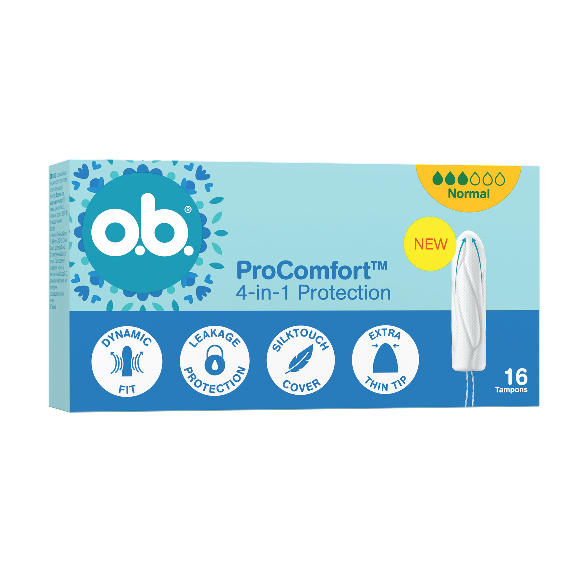 

Тампони o.b. ProComfort Normal, 16 шт