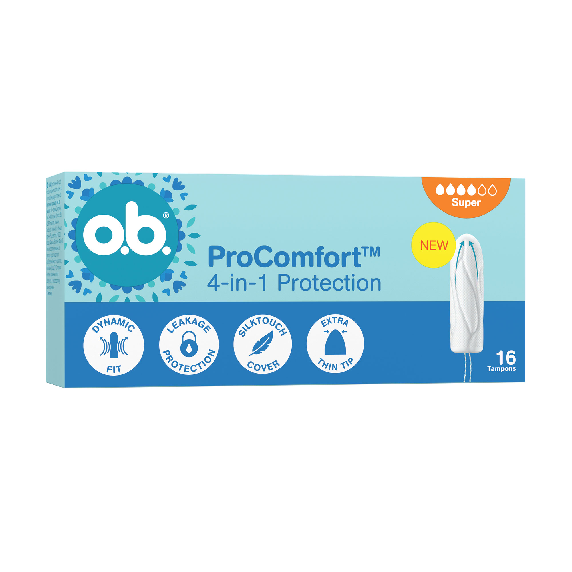 

Тампони o.b. ProComfort Super, 16 шт