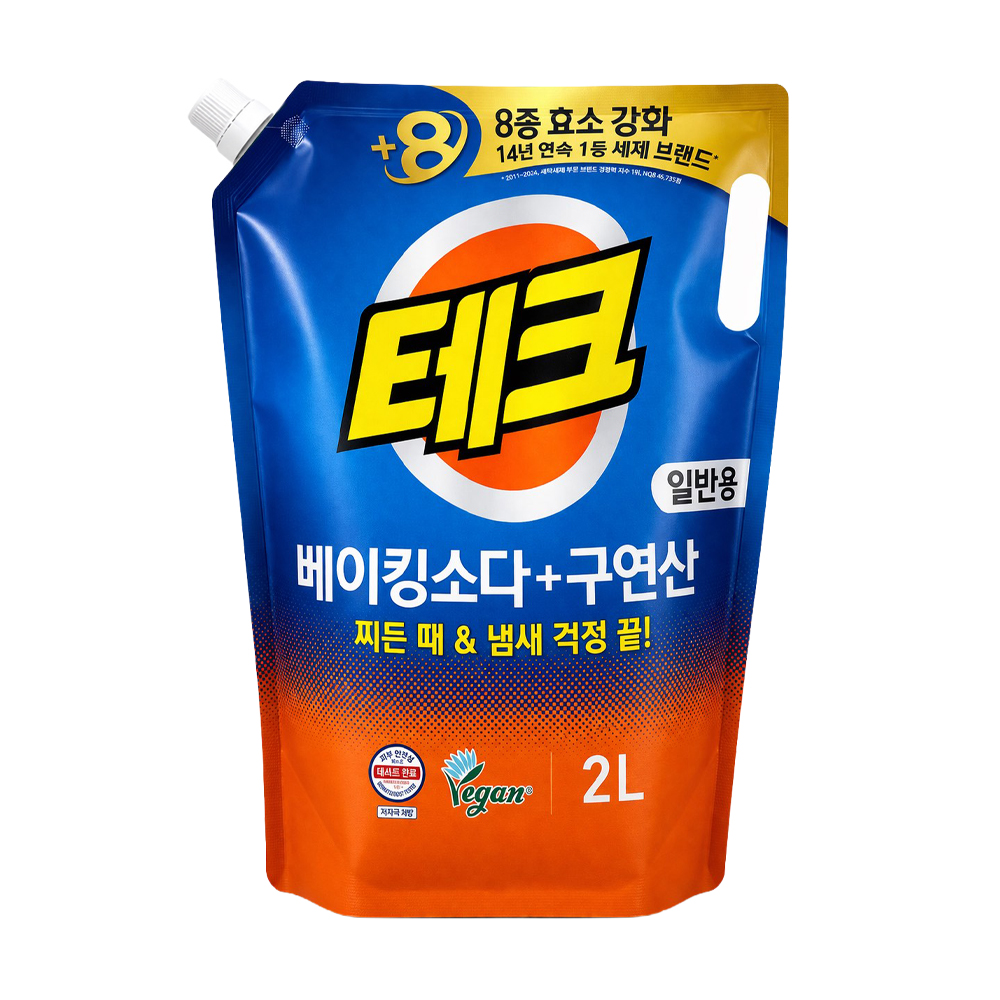 Рідкий засіб для прання LG Household & Health Tech Bego Detergent General Універсальний, 2 л (дойпак)