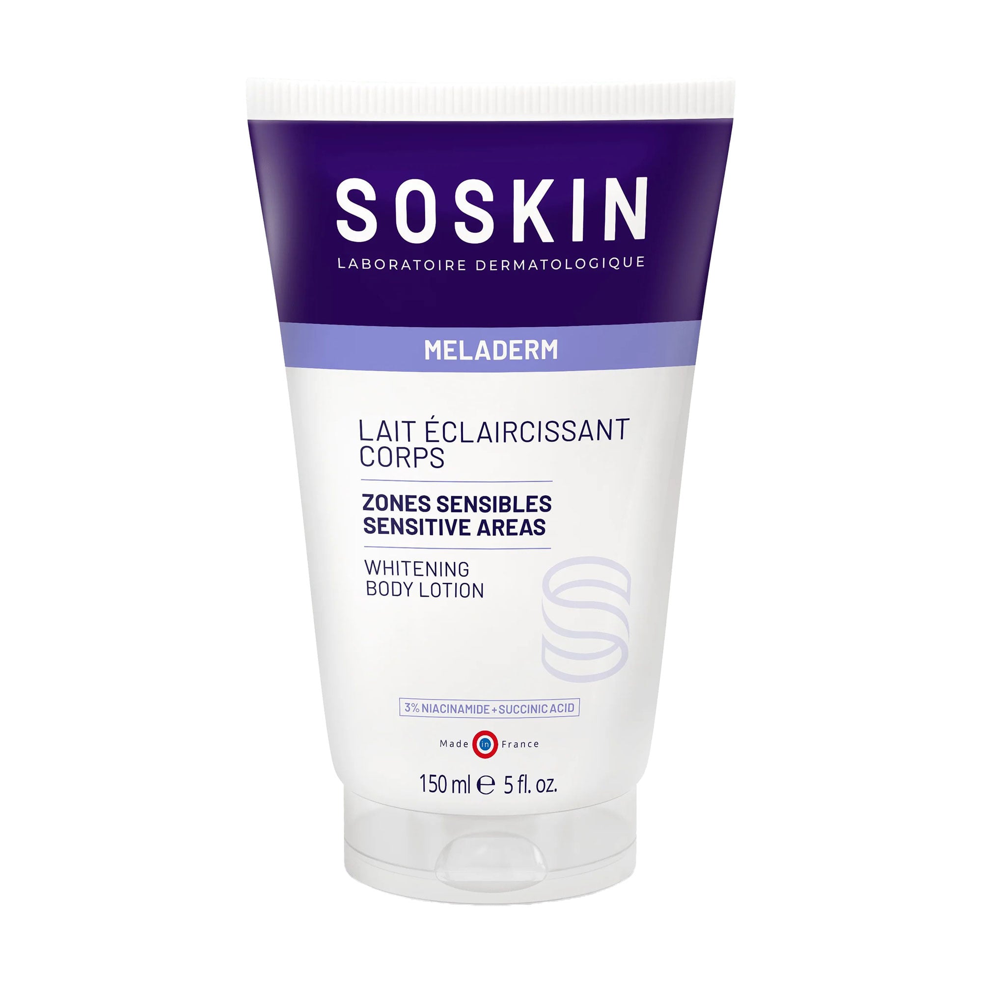 Освітлювальний лосьйон для тіла Soskin Meladerm Whitening Body Lotion, 150 мл
