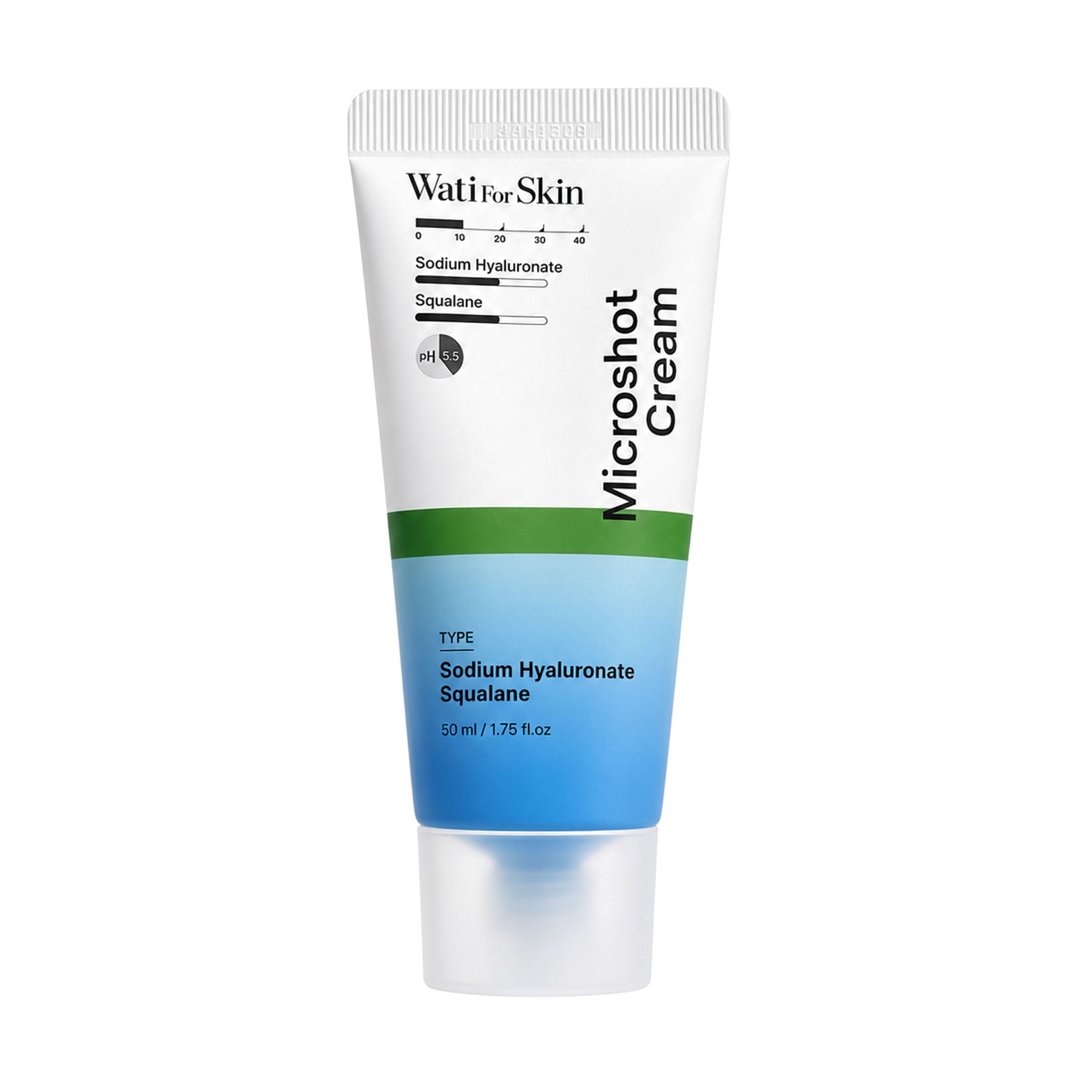 

Крем для обличчя Wati For Skin Sodium Hyaluronate Squalane Microshot Cream, 50 мл