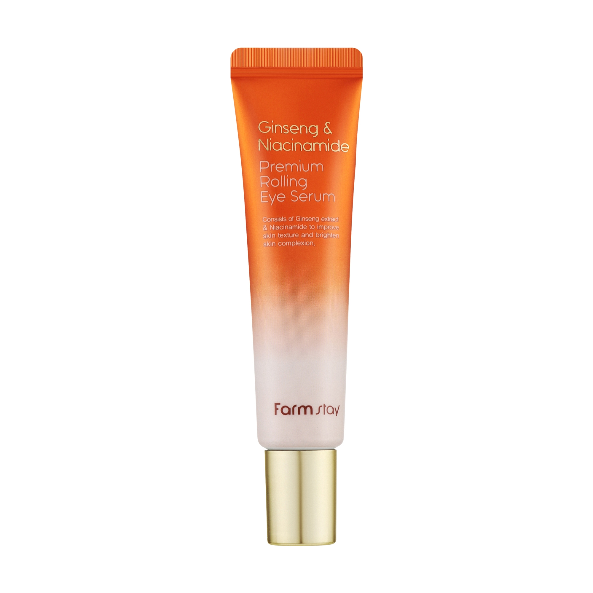 

Роликова сироватка для шкіри навколо очей FarmStay Ginseng & Niacinamide Premium Rolling Eye Serum з женьшенем та ніацинамідом, 25 мл
