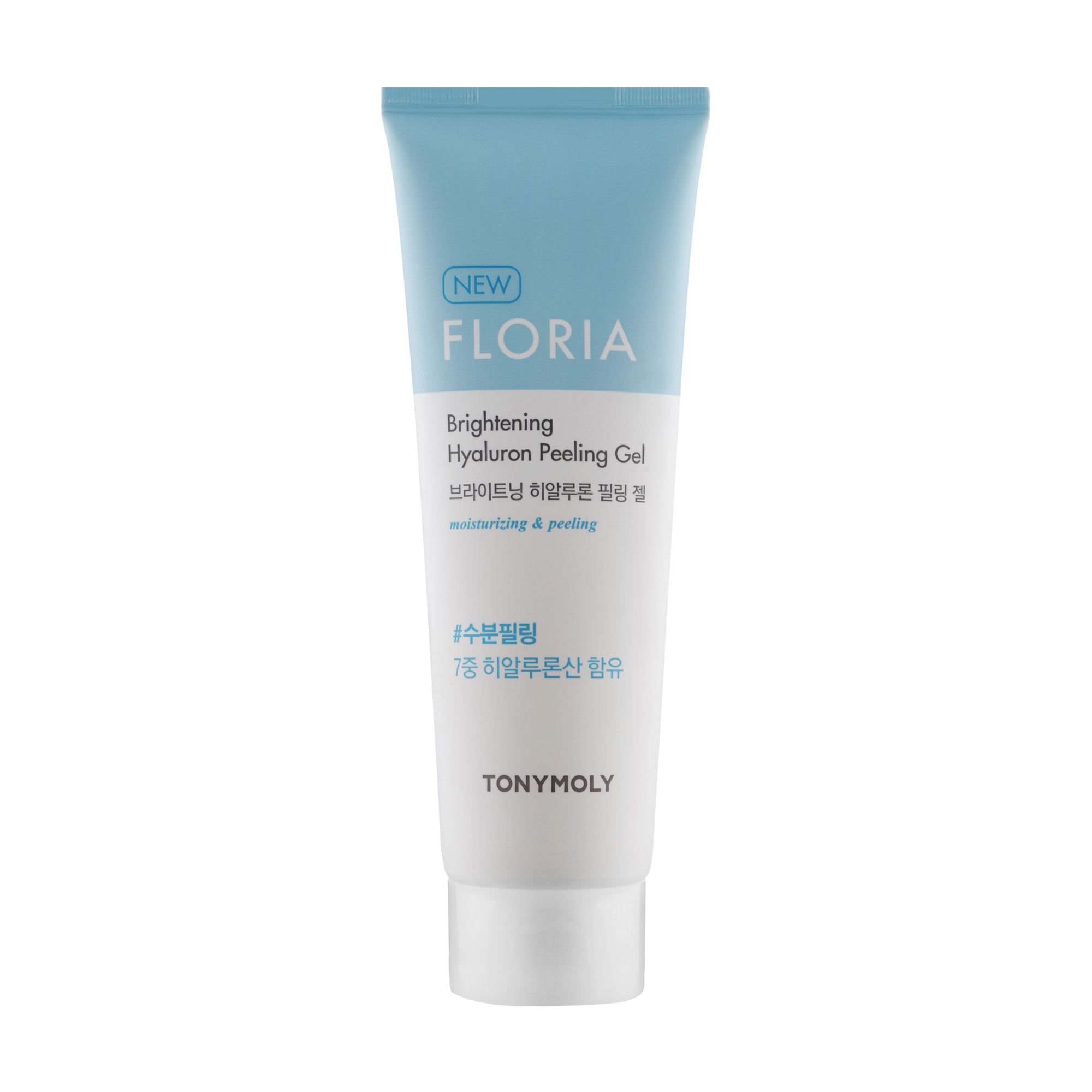 

Освітлювальний пілінг-скатка для обличчя Tony Moly Floria Brightening Hyaluron Peeling Gel з гіалуроновою кислотою, 170 мл