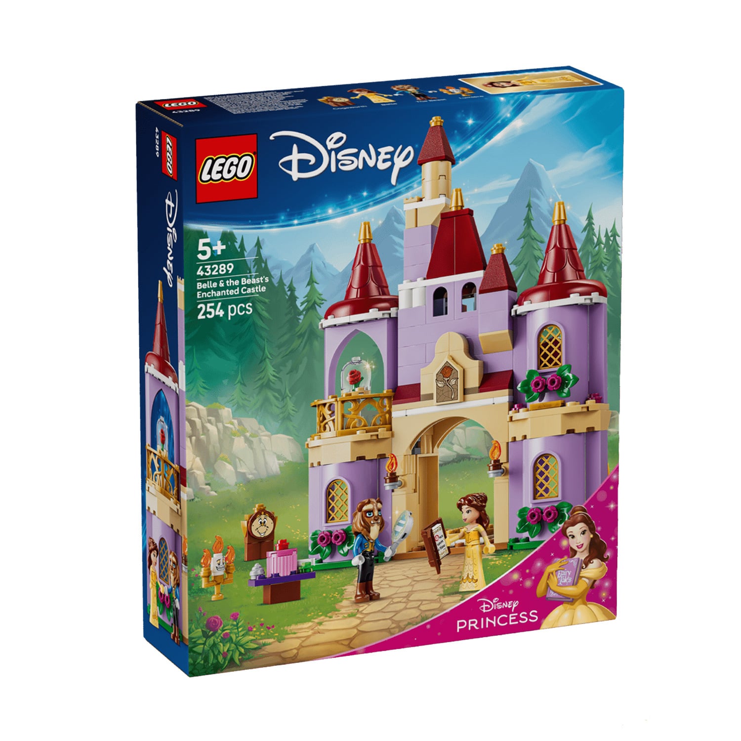 

Конструктор LEGO Disney Princess Зачарований замок красуні та чудовиська, 254 деталі, від 5 років (43289)