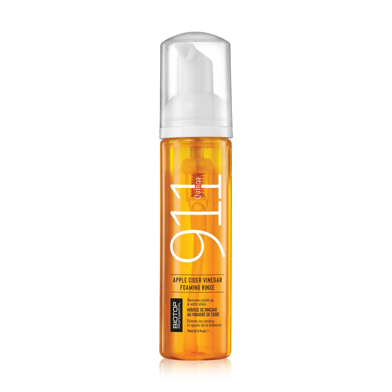 Пінка для ополіскування волосся Biotop Professional 911 Quinoa Apple Cider Vinegar Foaming Rinse, 70 мл