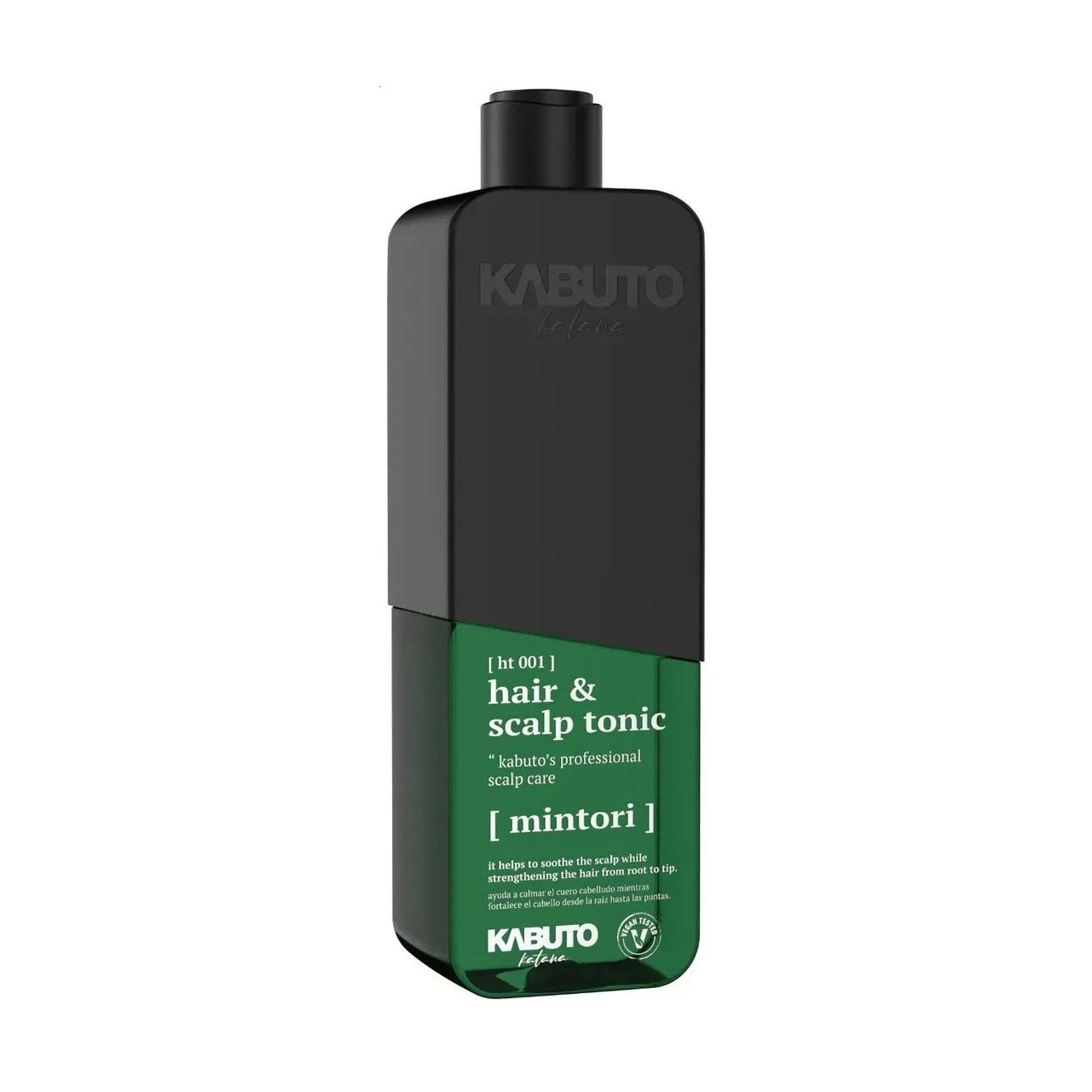 Чоловічий тонік для волосся та шкіри голови Kabuto Katana Hair & Scalp Tonic, Mintori, 400 мл